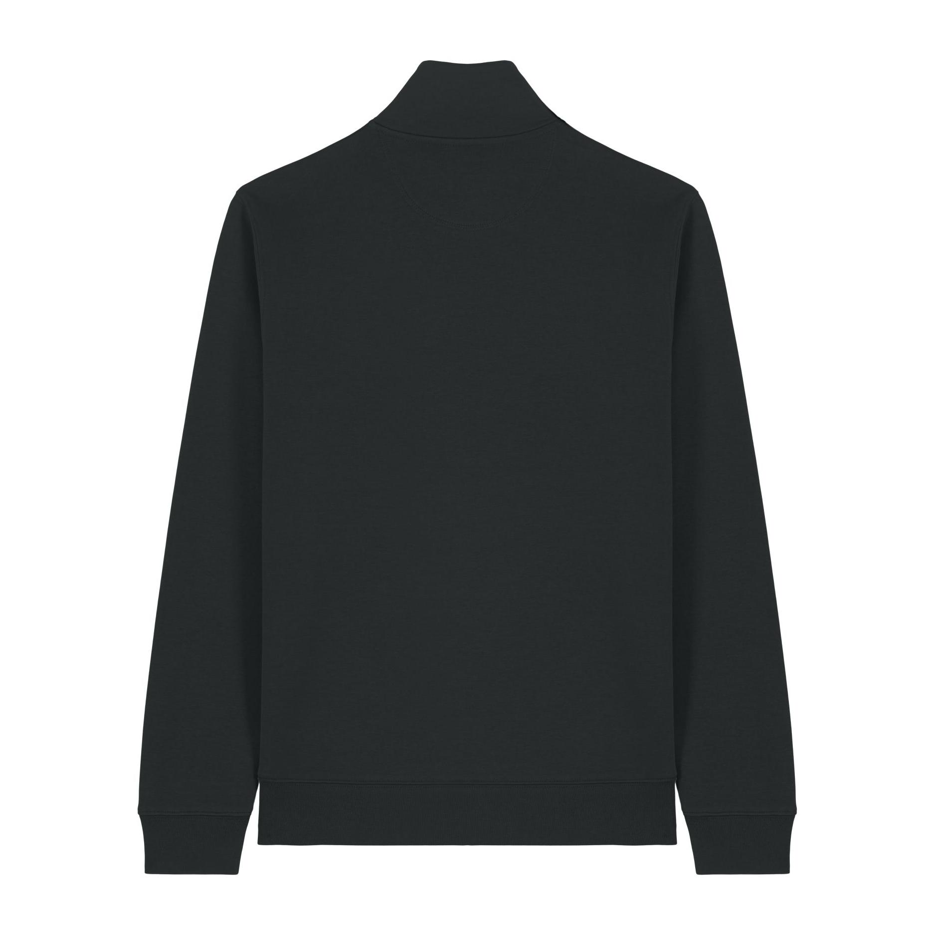 Bluză unisex cu fermoar 1/4 Trucker 2.0 Black 2XS