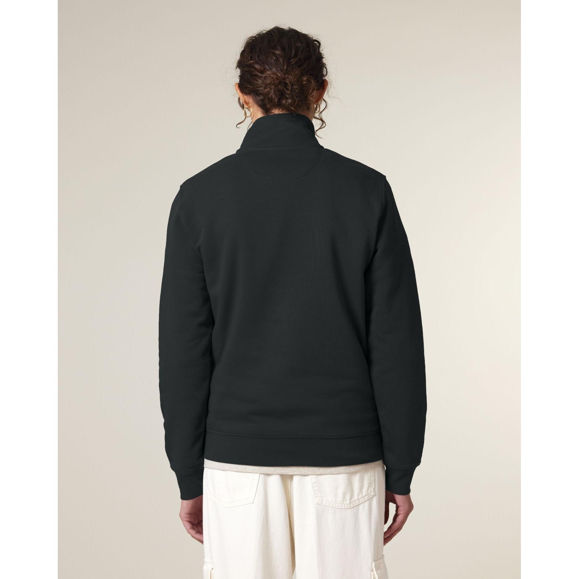 Bluză unisex cu fermoar 1/4 Trucker 2.0 Black 2XS