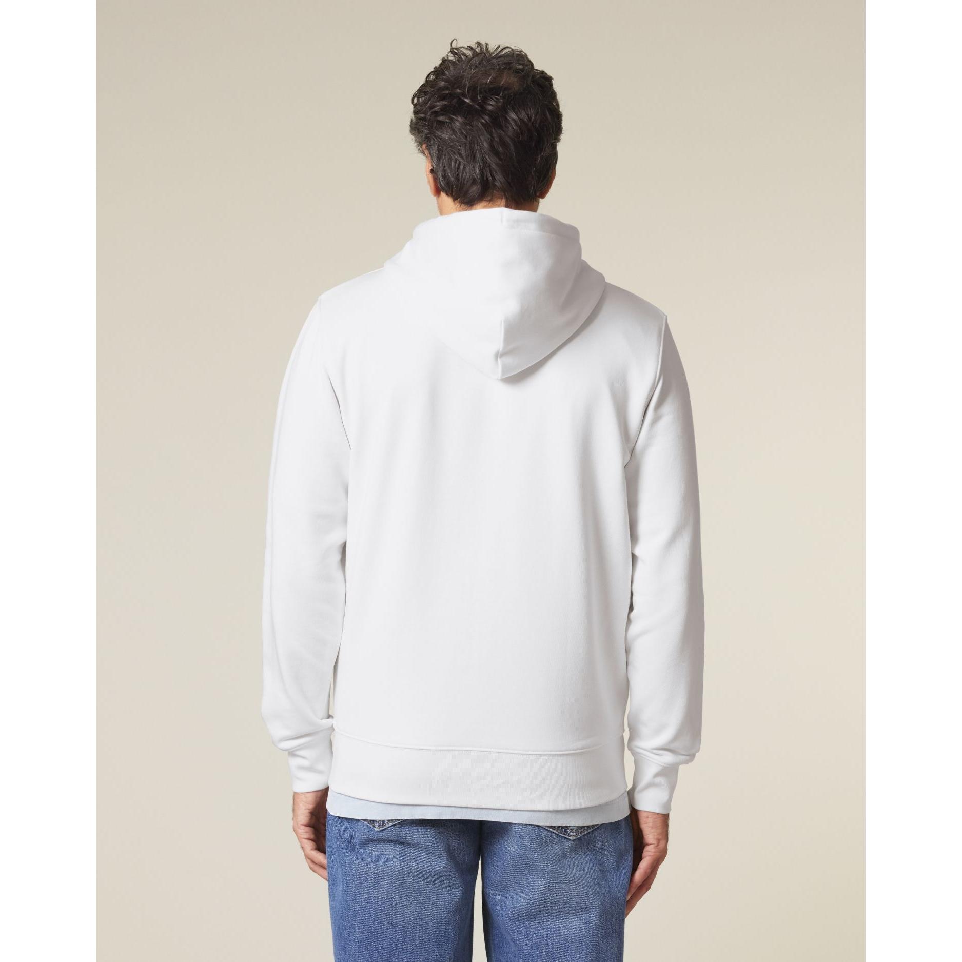 Hanorac cu fermoar unisex Connector 2.0 White XXL