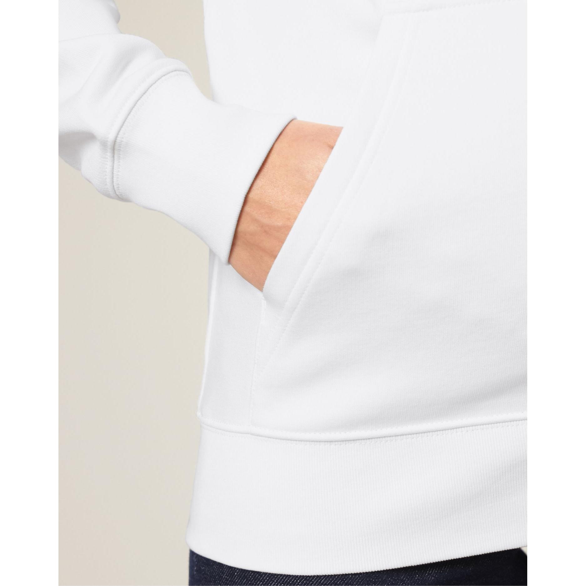 Hanorac cu fermoar unisex Connector 2.0 White XXL