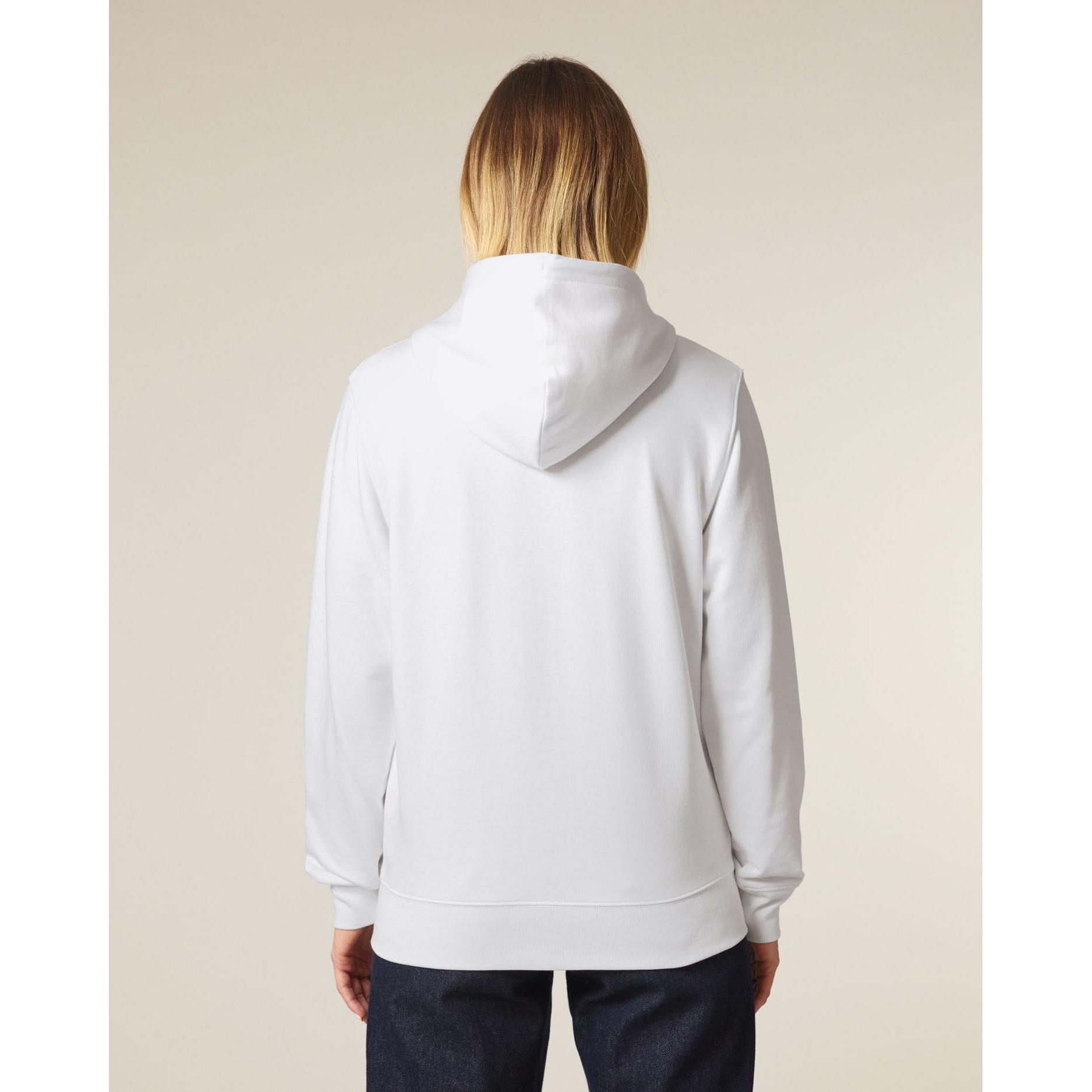 Hanorac cu fermoar unisex Connector 2.0 White L