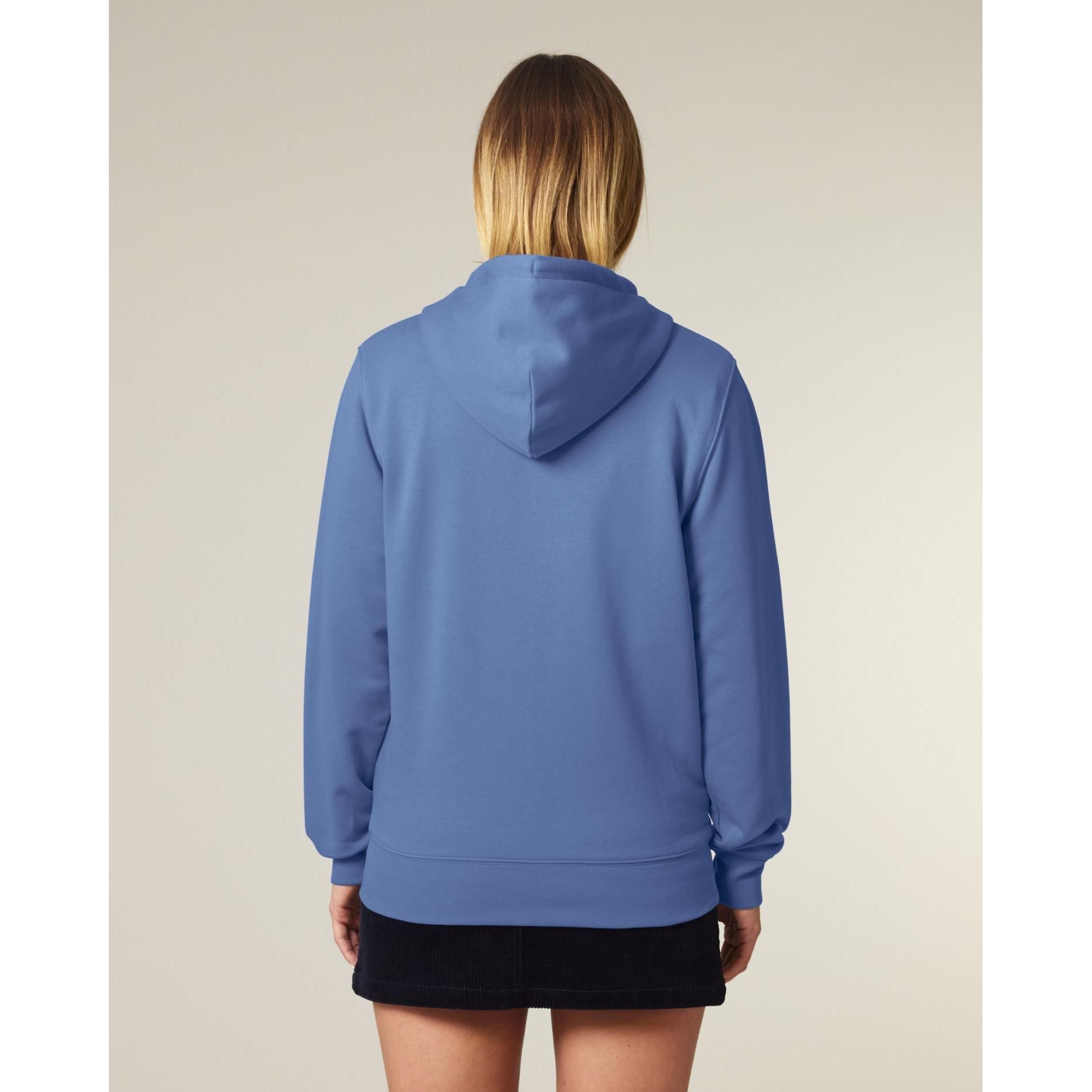 Hanorac cu fermoar unisex Connector 2.0 Bright Blue XL