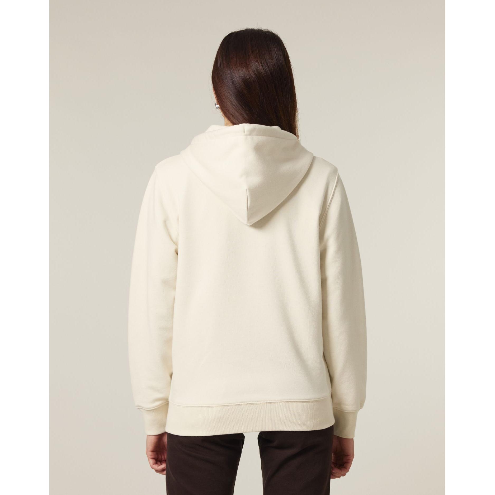 Hanorac cu fermoar unisex Connector 2.0 Natural Raw L