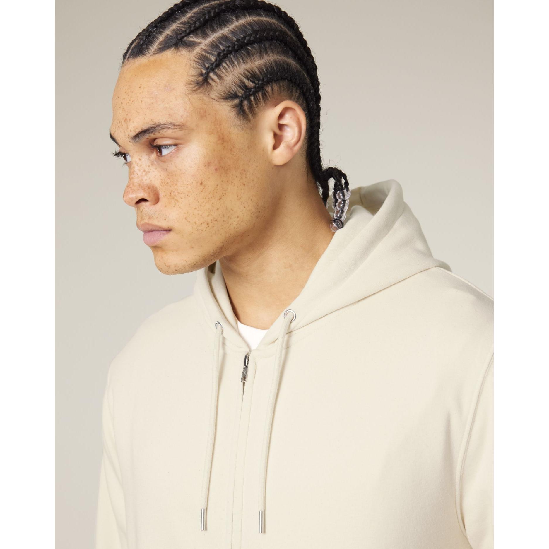 Hanorac cu fermoar unisex Connector 2.0 Natural Raw XL