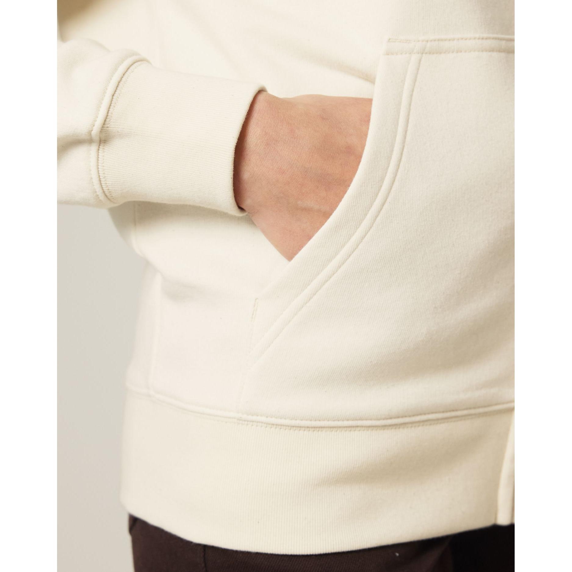 Hanorac cu fermoar unisex Connector 2.0 Natural Raw L