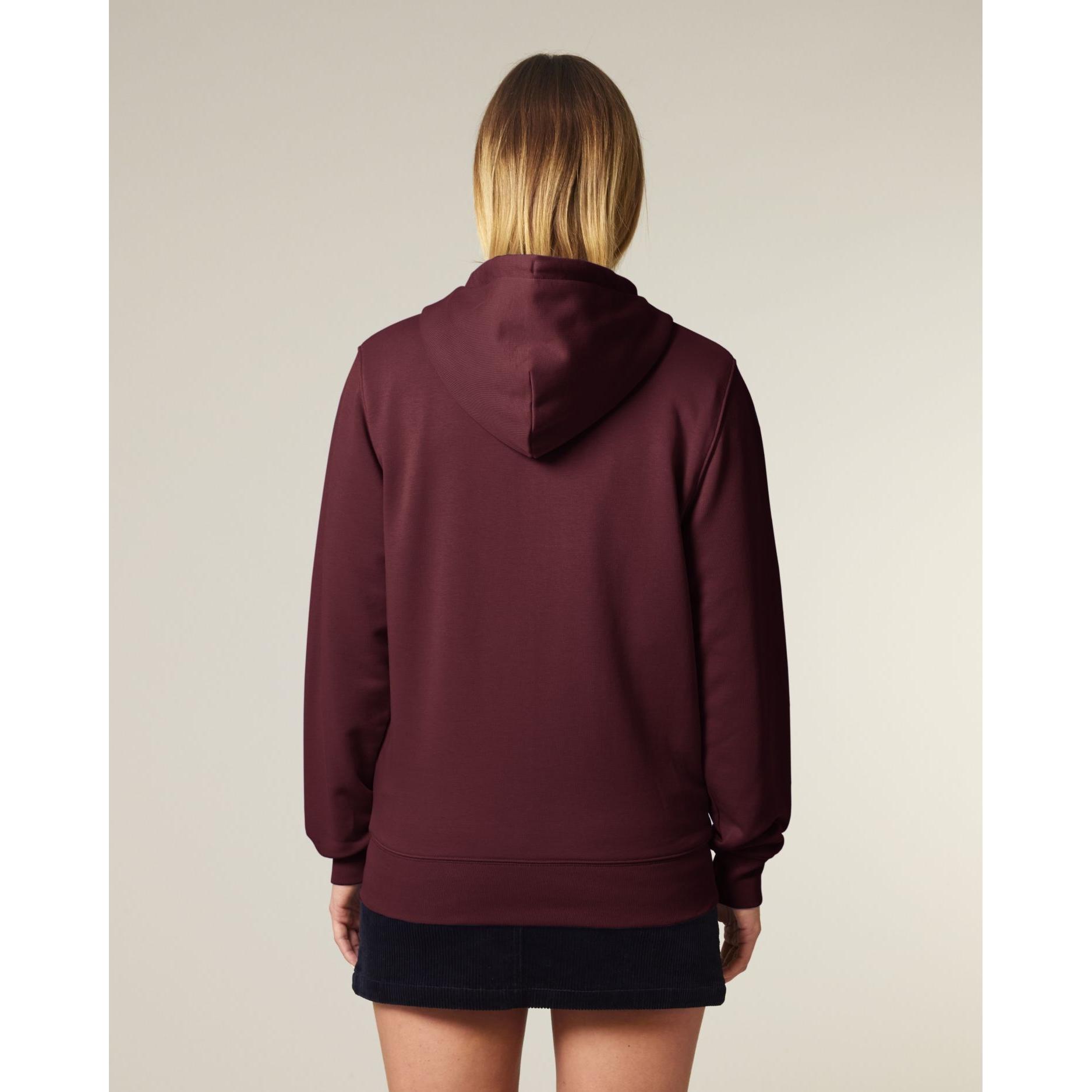 Hanorac cu fermoar unisex Connector 2.0 Burgundy XL