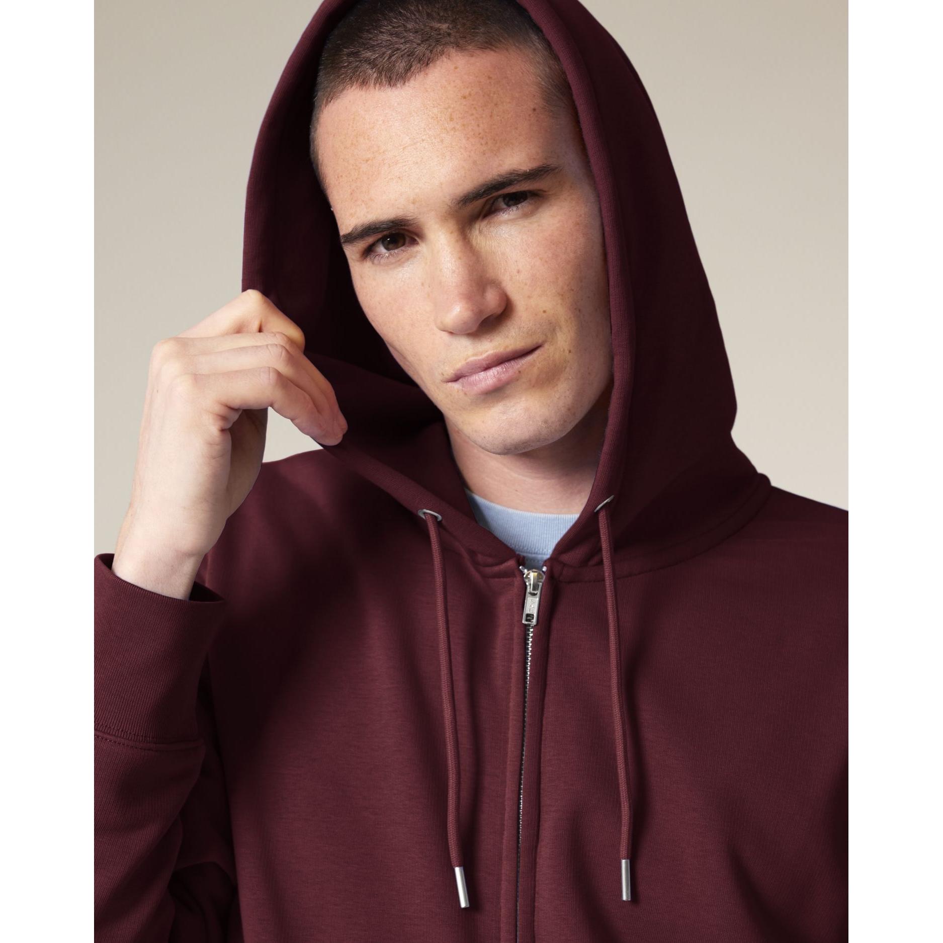 Hanorac cu fermoar unisex Connector 2.0 Burgundy XL