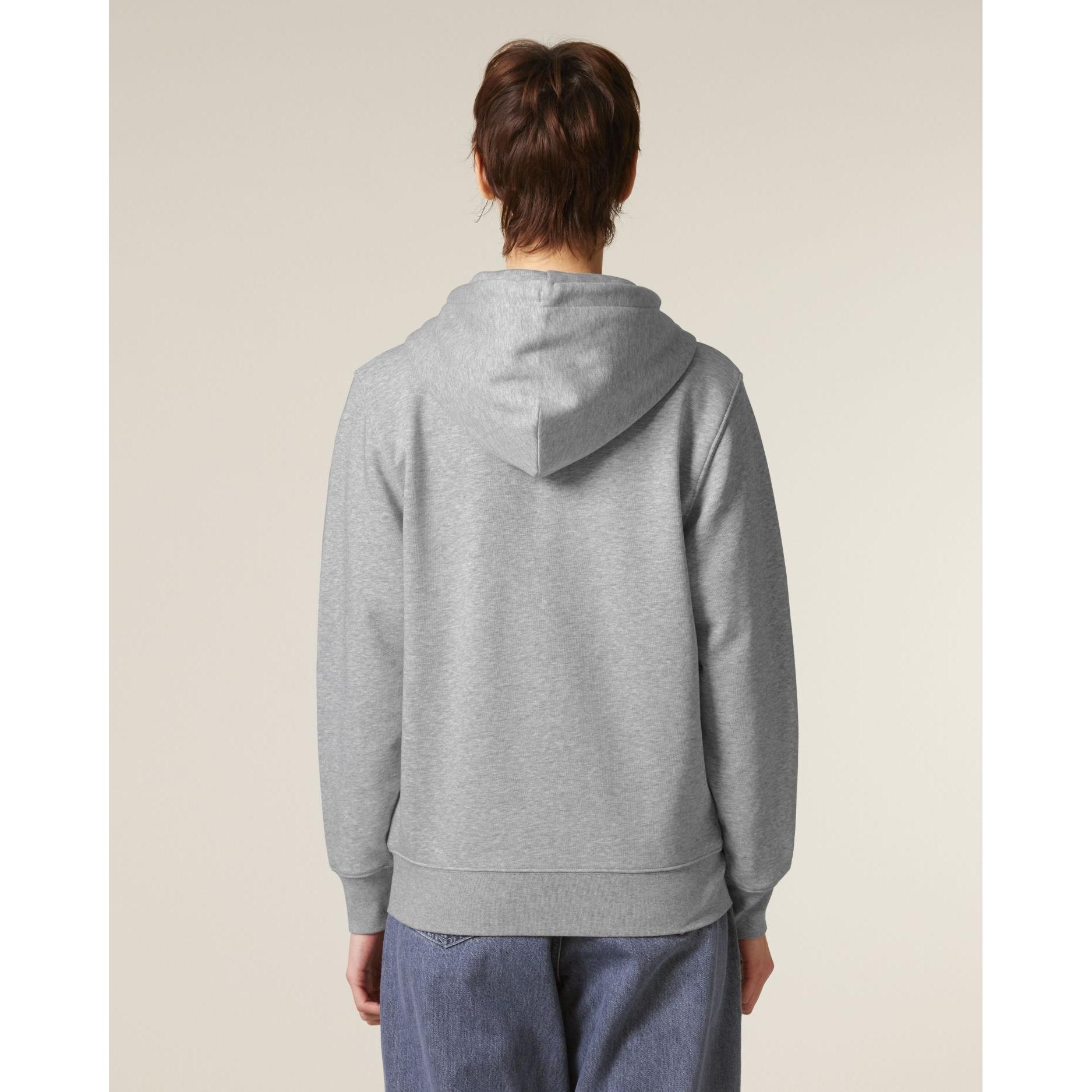 Hanorac cu fermoar unisex Connector 2.0 Heather Grey M