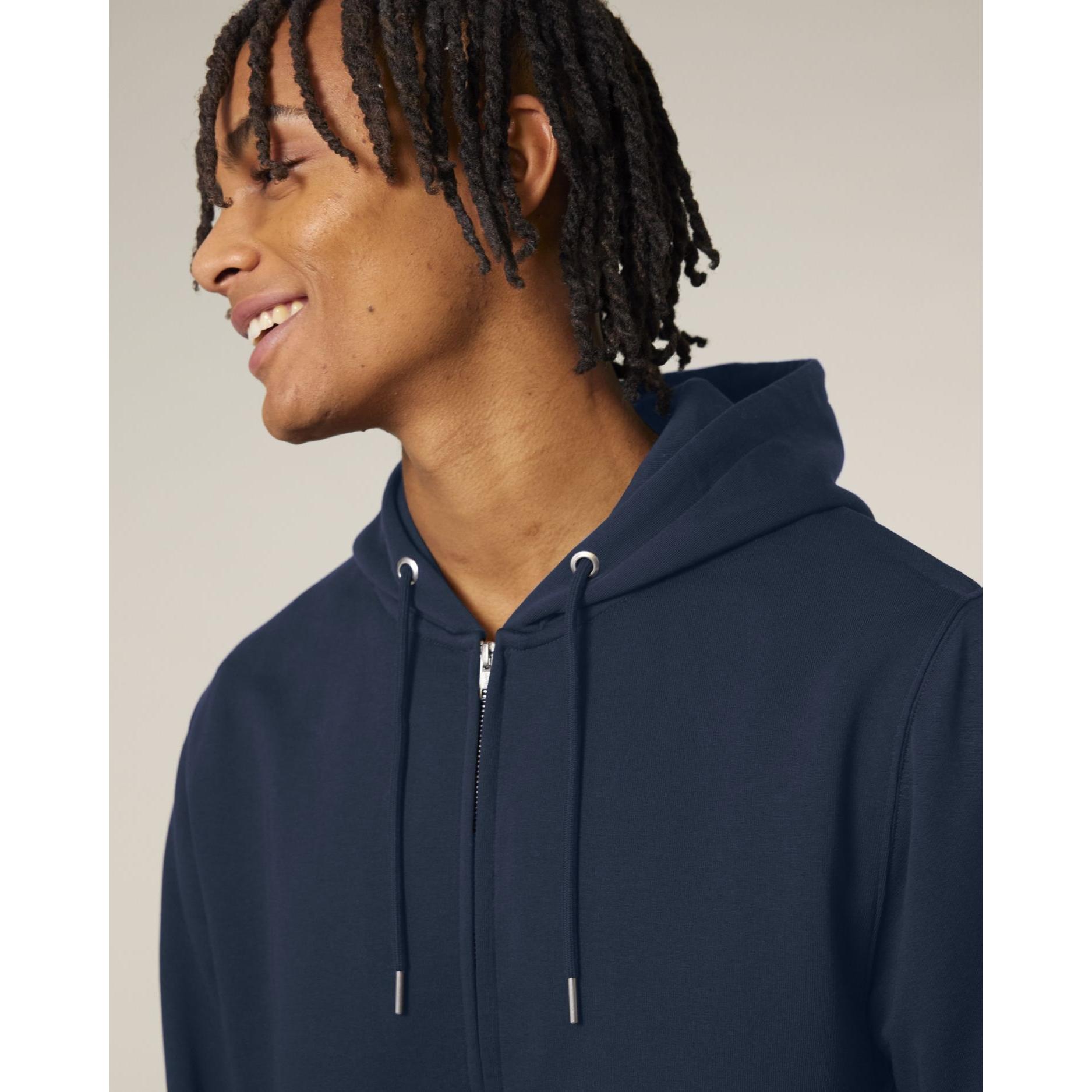 Hanorac cu fermoar unisex Connector 2.0 French Navy M