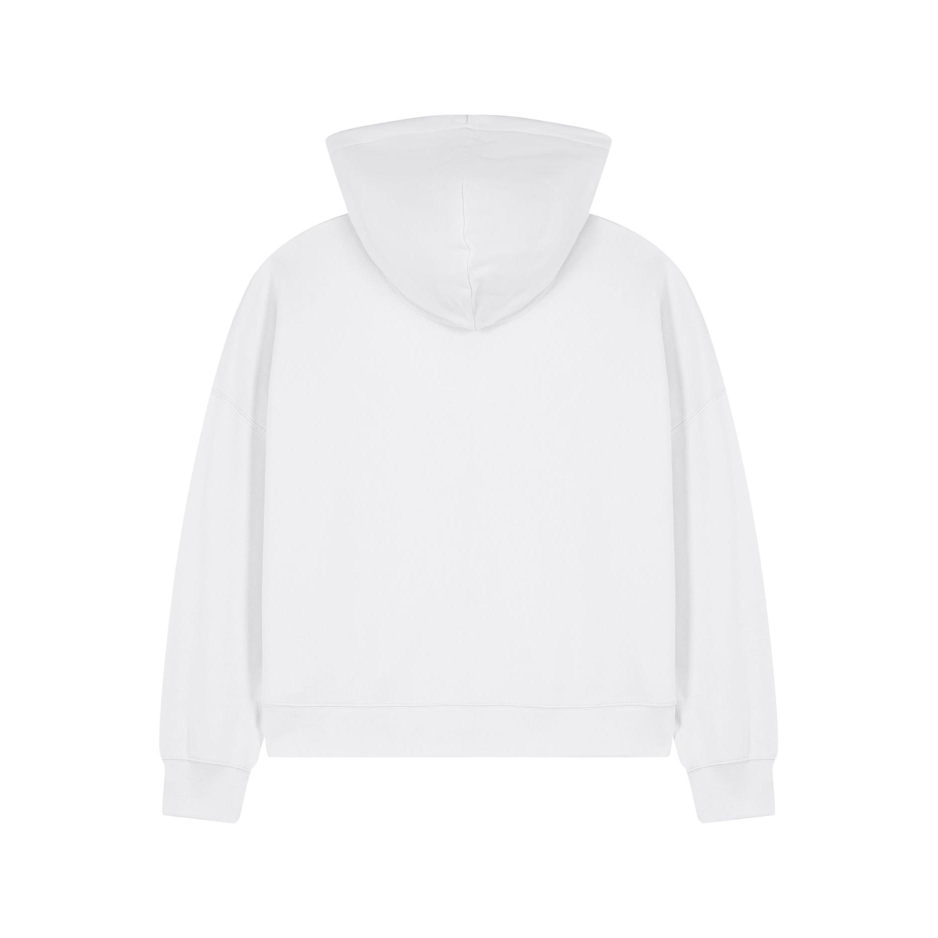 Hanorac cu fermoar pentru femei Stella Ida White L