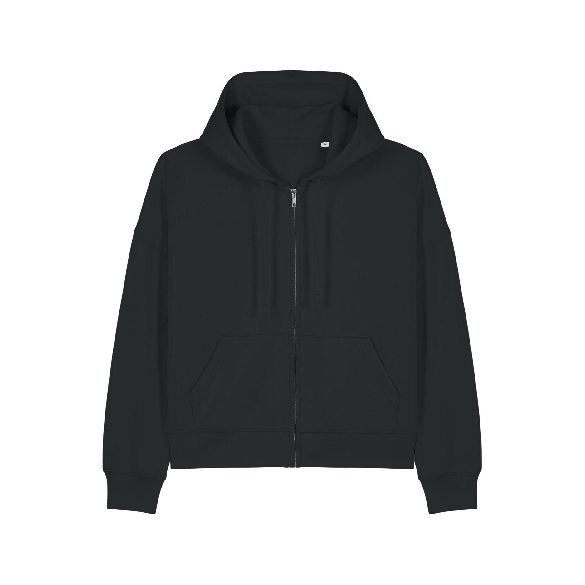 Hanorac cu fermoar pentru femei Stella Ida Black