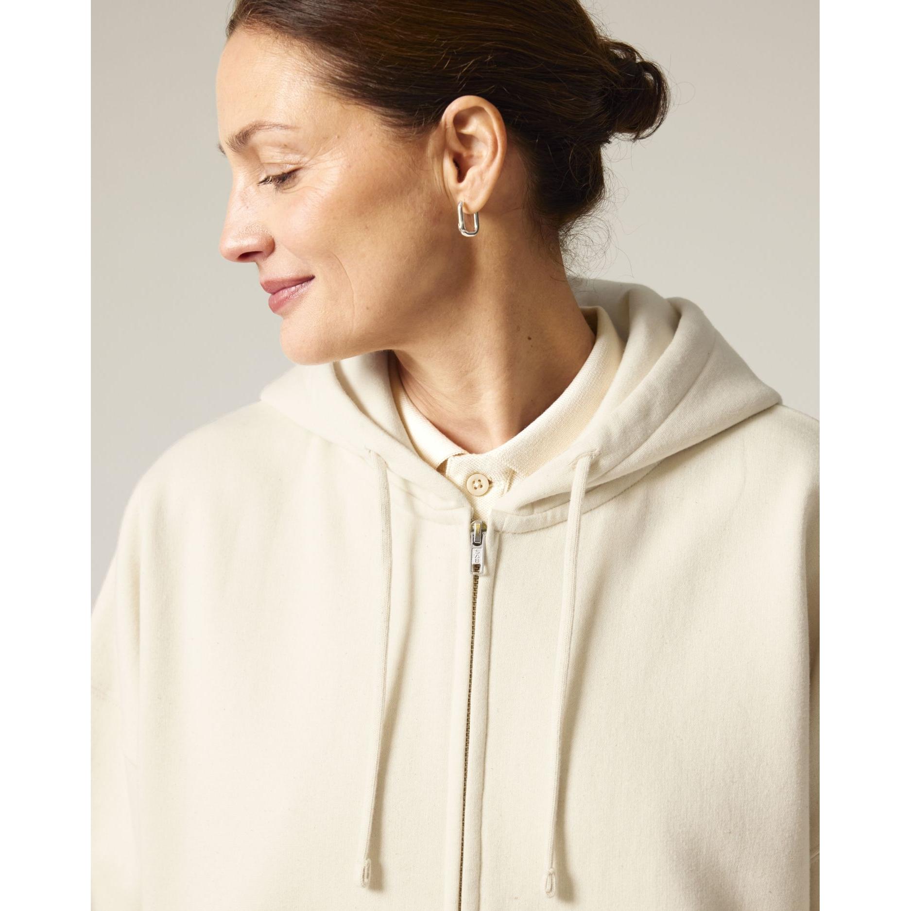 Hanorac cu fermoar pentru femei Stella Ida Natural Raw L