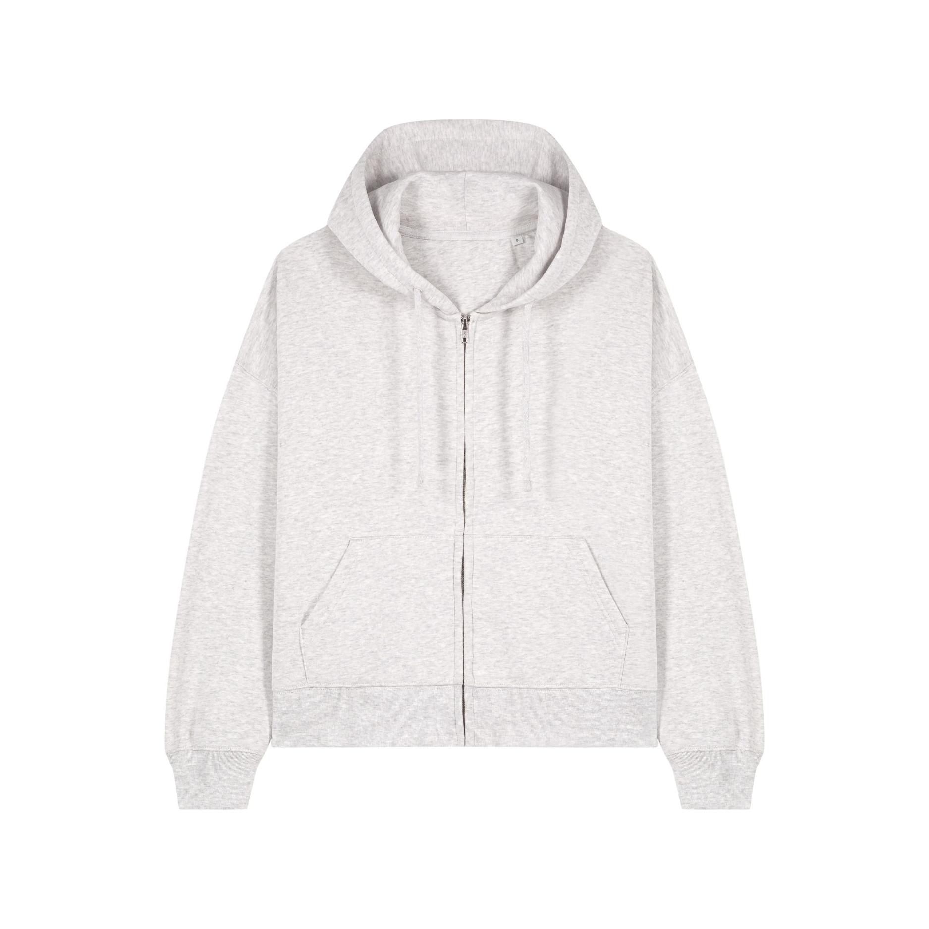 Hanorac cu fermoar pentru femei Stella Ida Cool Heather Grey