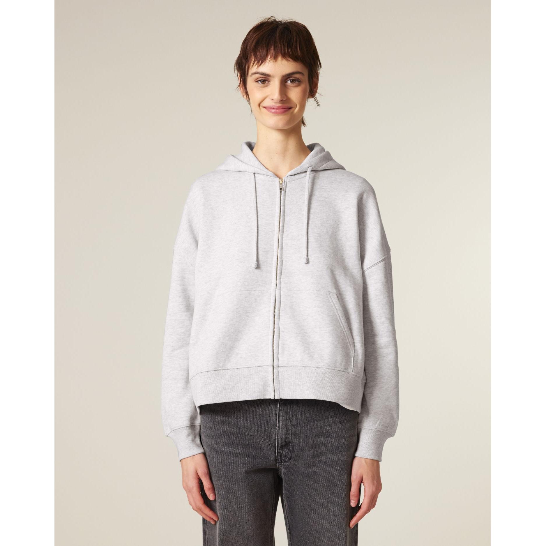 Hanorac cu fermoar pentru femei Stella Ida Cool Heather Grey XL