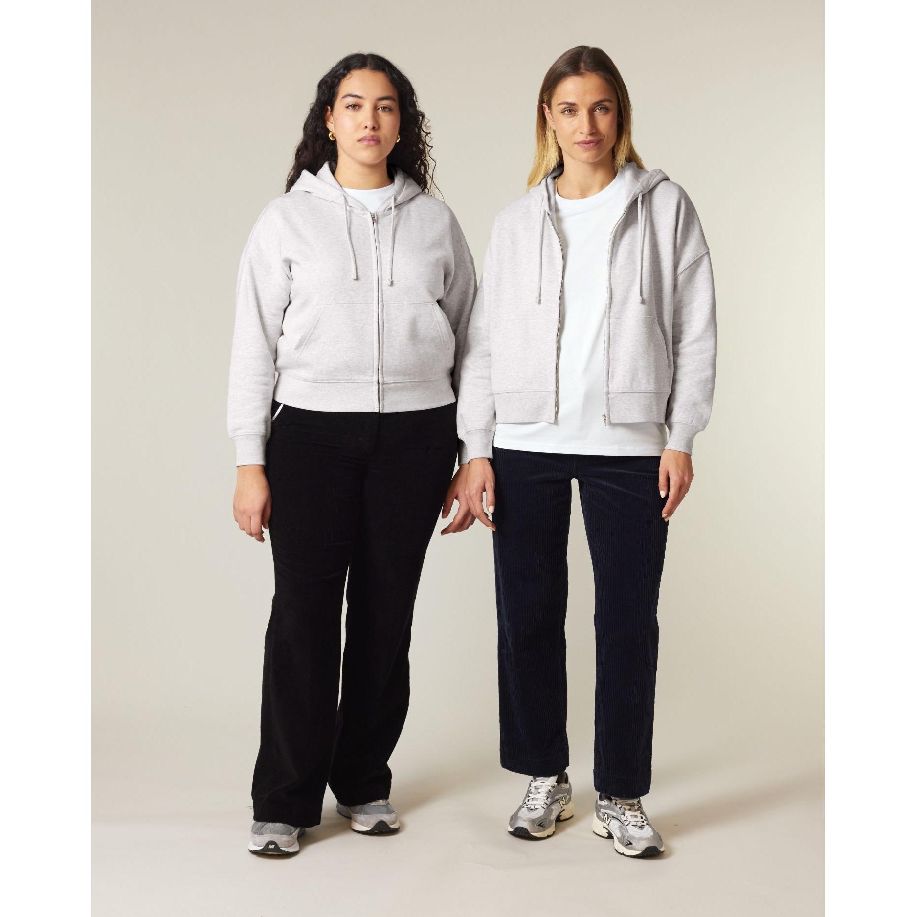 Hanorac cu fermoar pentru femei Stella Ida Cool Heather Grey XL