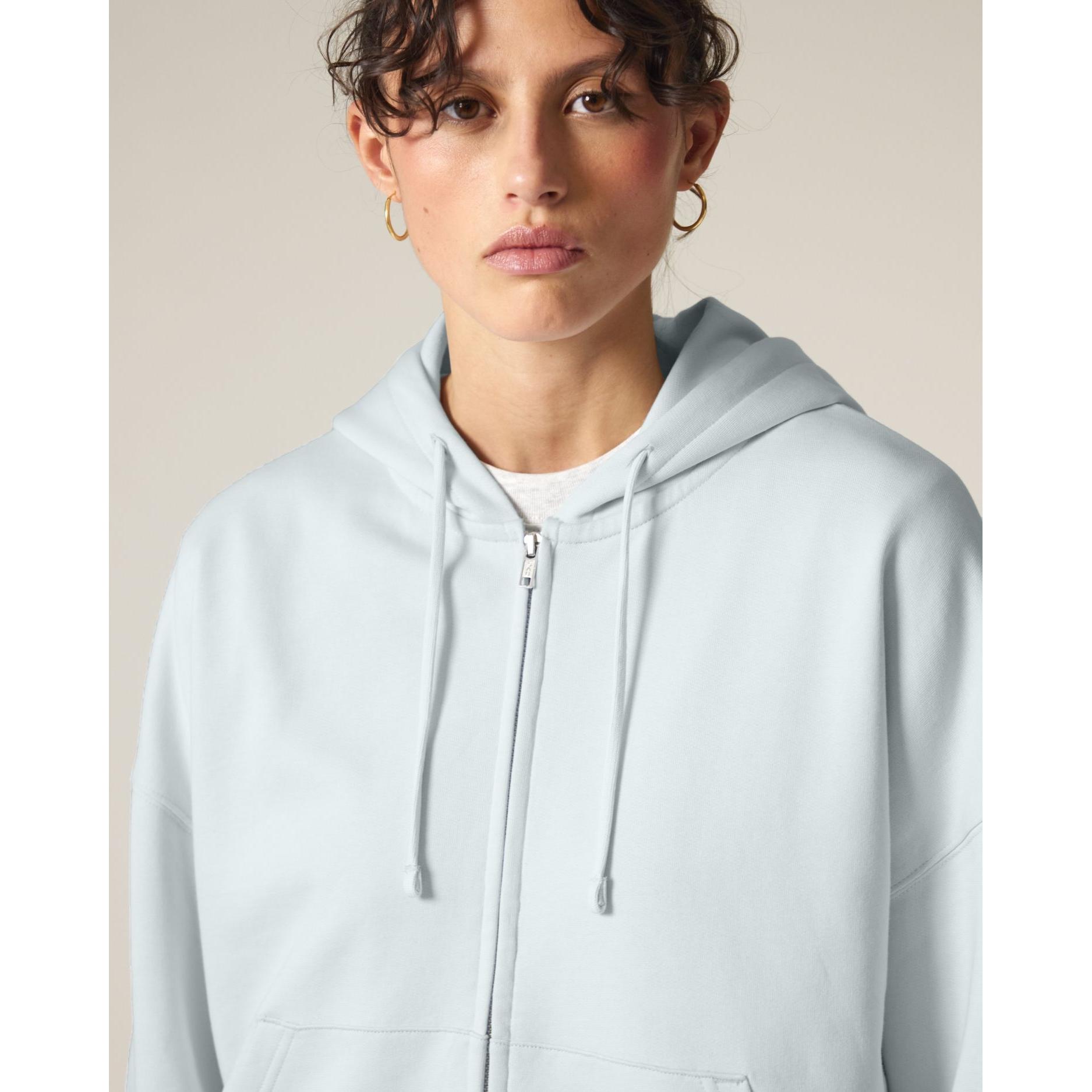 Hanorac cu fermoar pentru femei Stella Ida Blue Ice XS