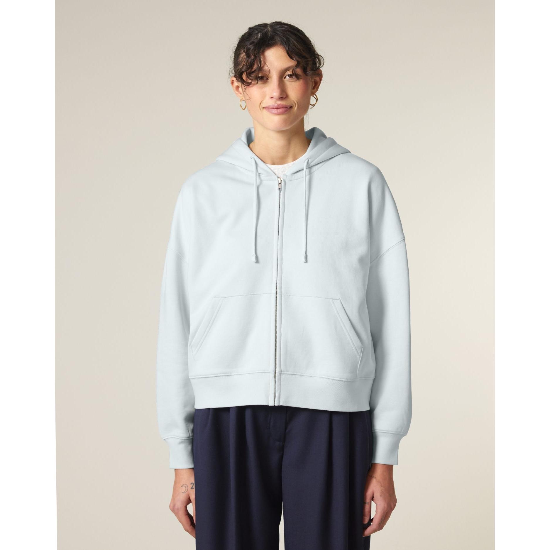 Hanorac cu fermoar pentru femei Stella Ida Blue Ice XS