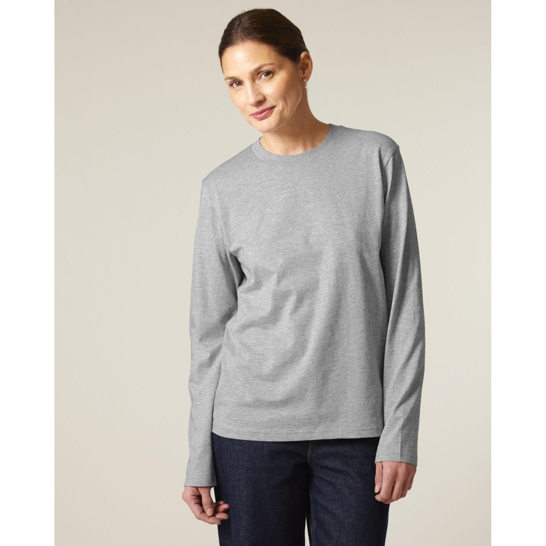 Tricou unisex cu mânecă lungă Creator 2.0 Heather Grey XS