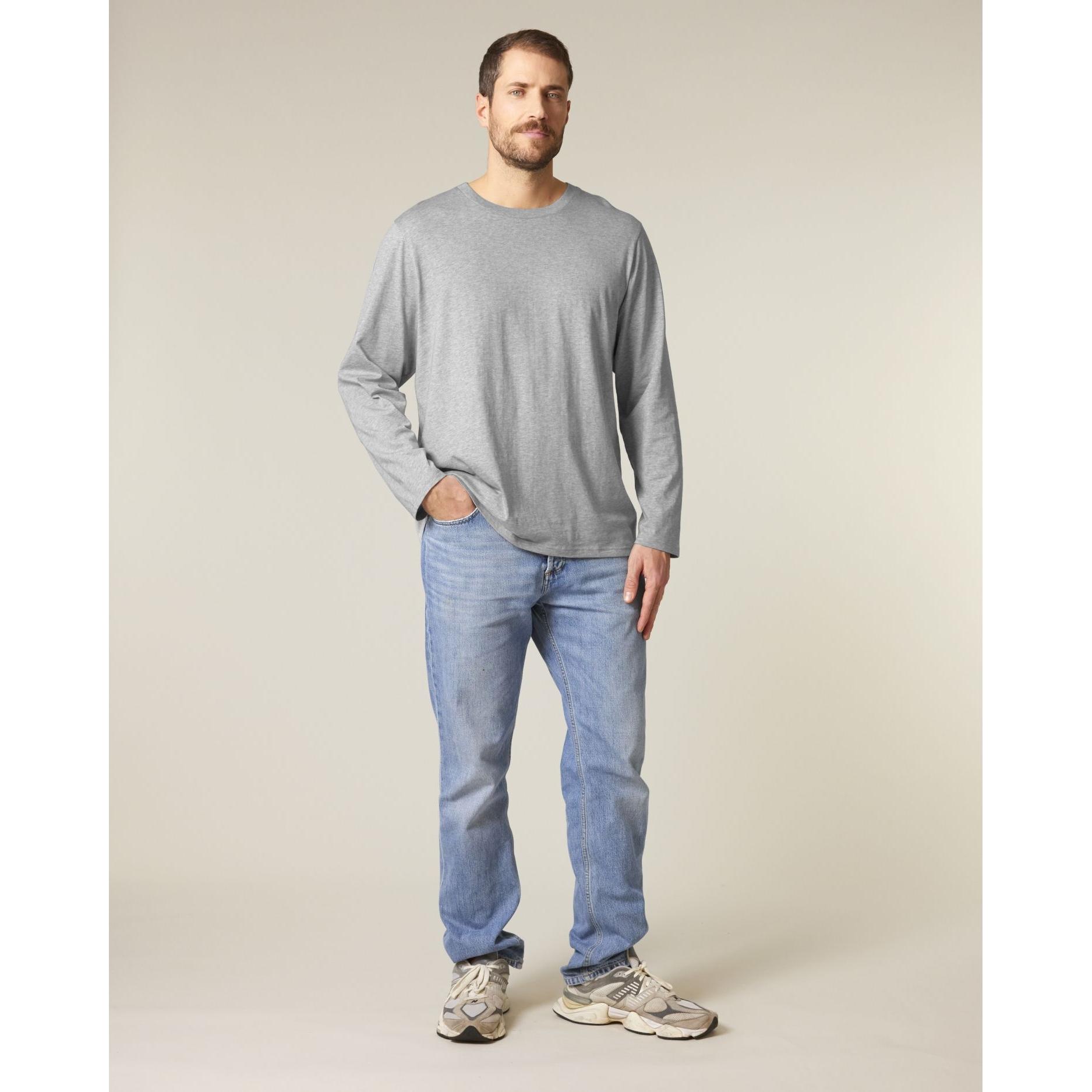 Tricou unisex cu mânecă lungă Creator 2.0 Heather Grey XS