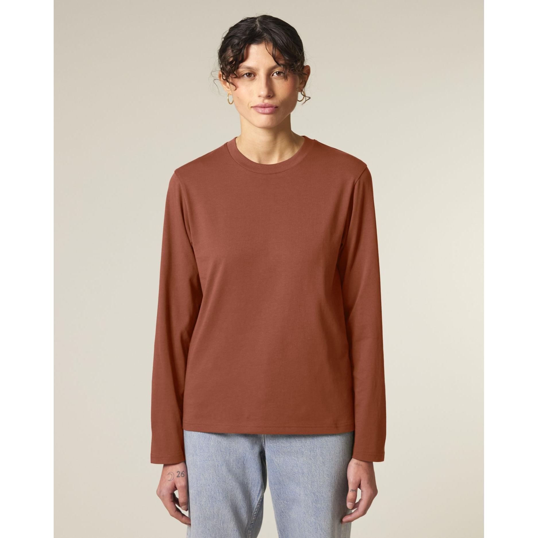 Tricou unisex cu mânecă lungă Creator 2.0 Heritage Brown XS