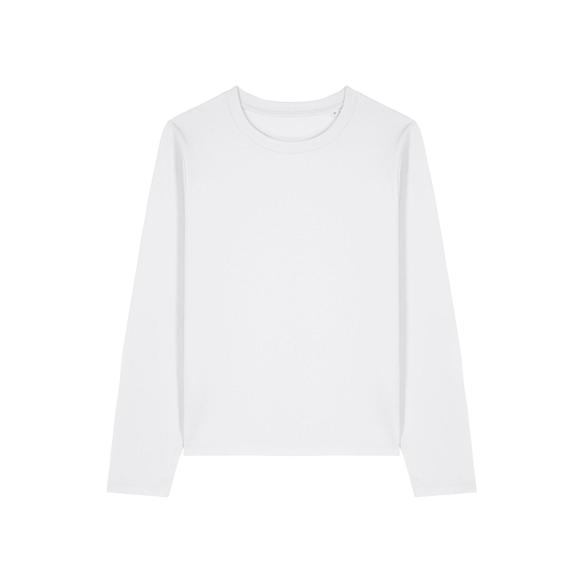 Tricou cu mânecă lungă pentru femei Stella Muser White