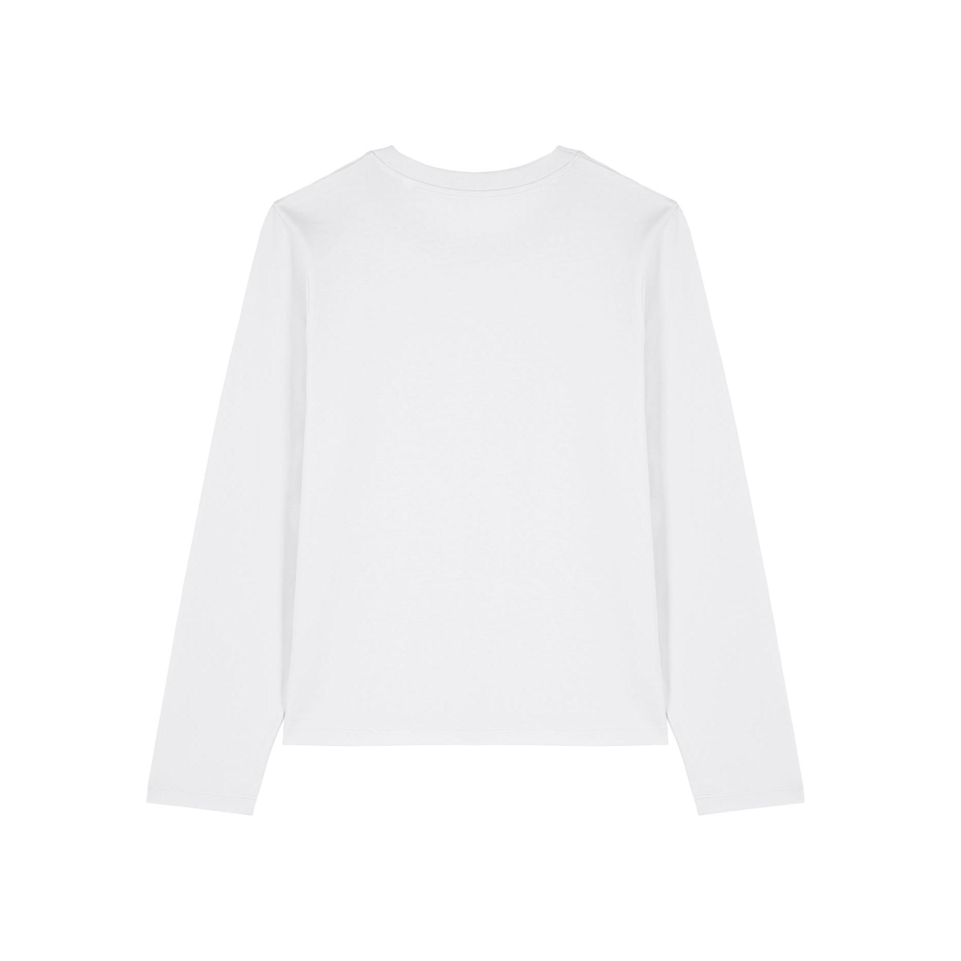 Tricou cu mânecă lungă pentru femei Stella Muser White XL