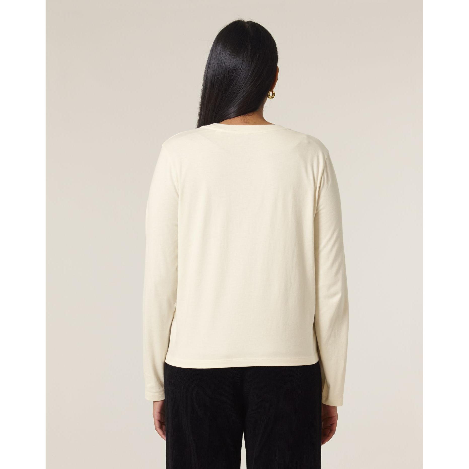 Tricou cu mânecă lungă pentru femei Stella Muser Natural Raw XL