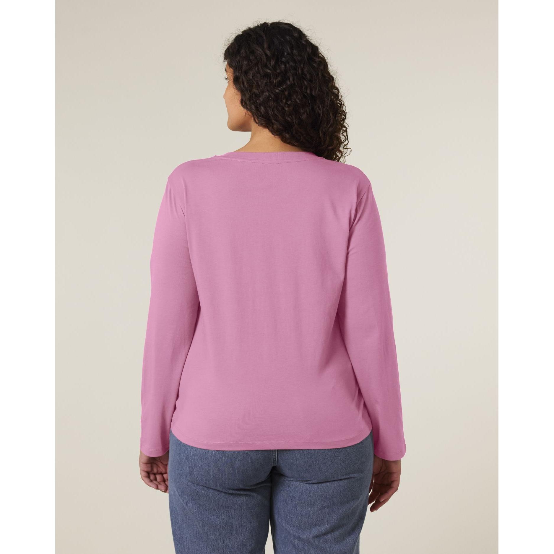 Tricou cu mânecă lungă pentru femei Stella Muser Bubble Pink XS