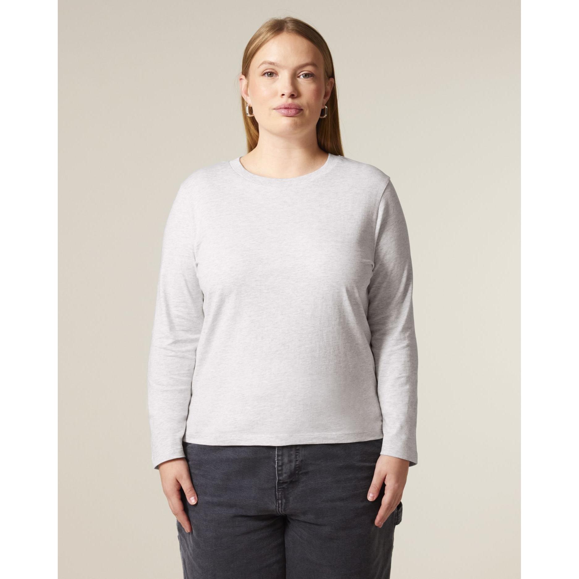 Tricou cu mânecă lungă pentru femei Stella Muser Cool Heather Grey S