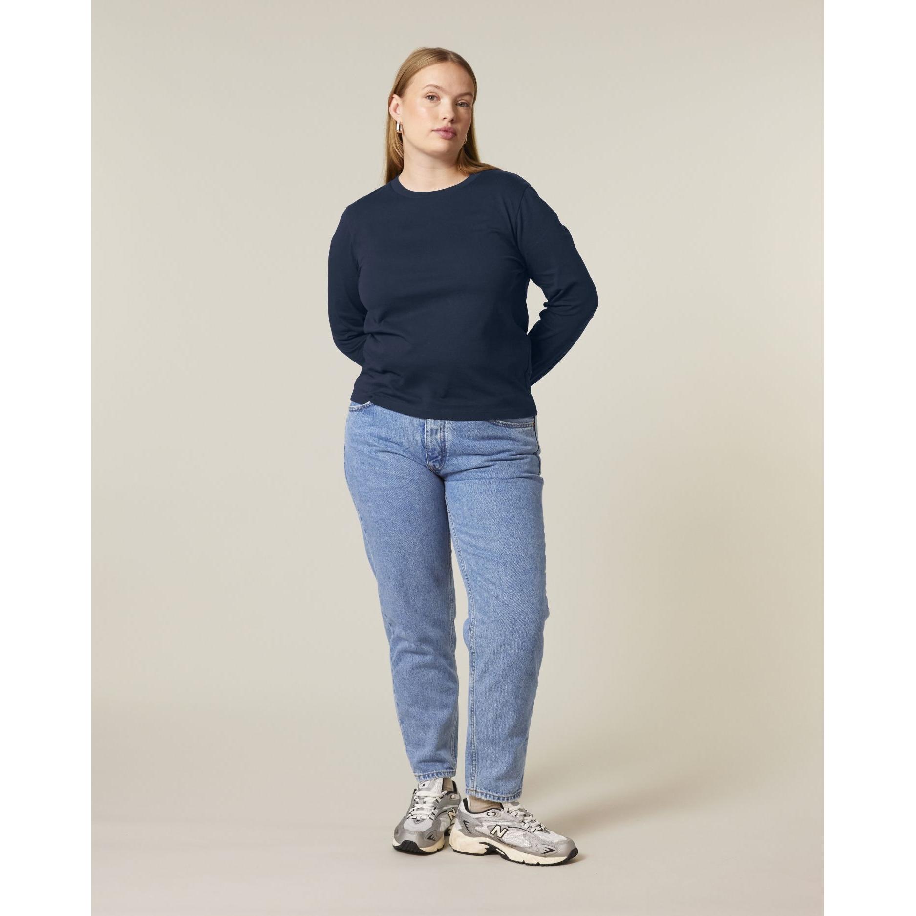 Tricou cu mânecă lungă pentru femei Stella Muser French Navy XS