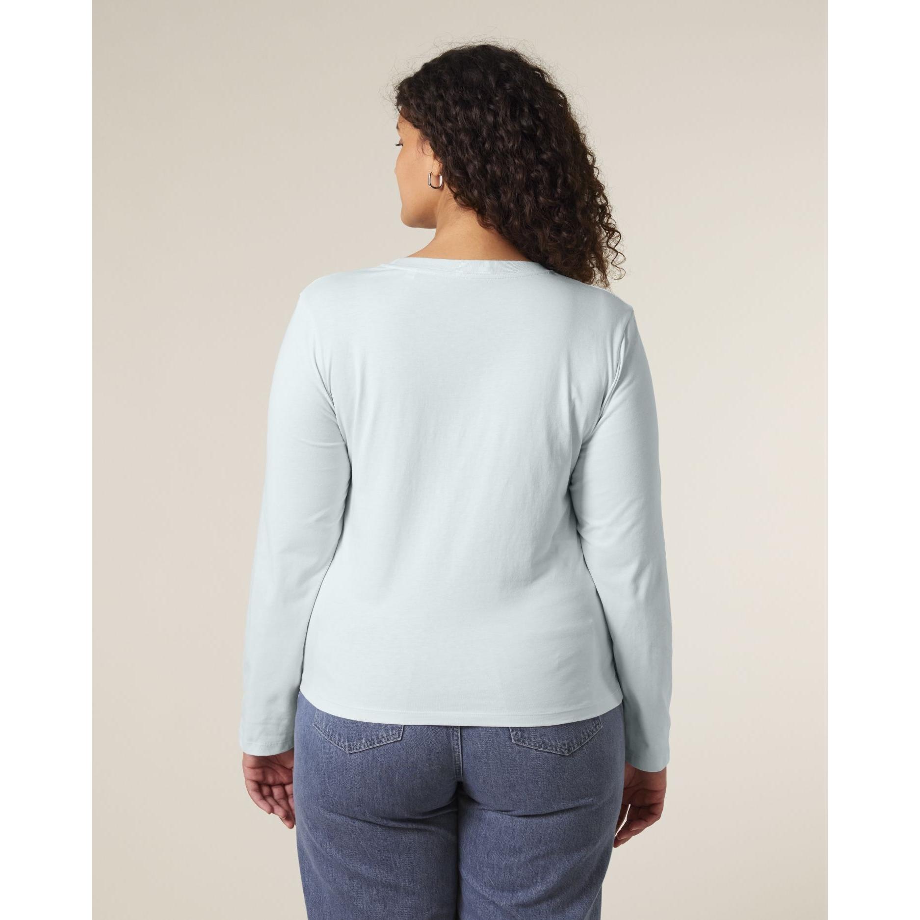 Tricou cu mânecă lungă pentru femei Stella Muser Blue Ice M