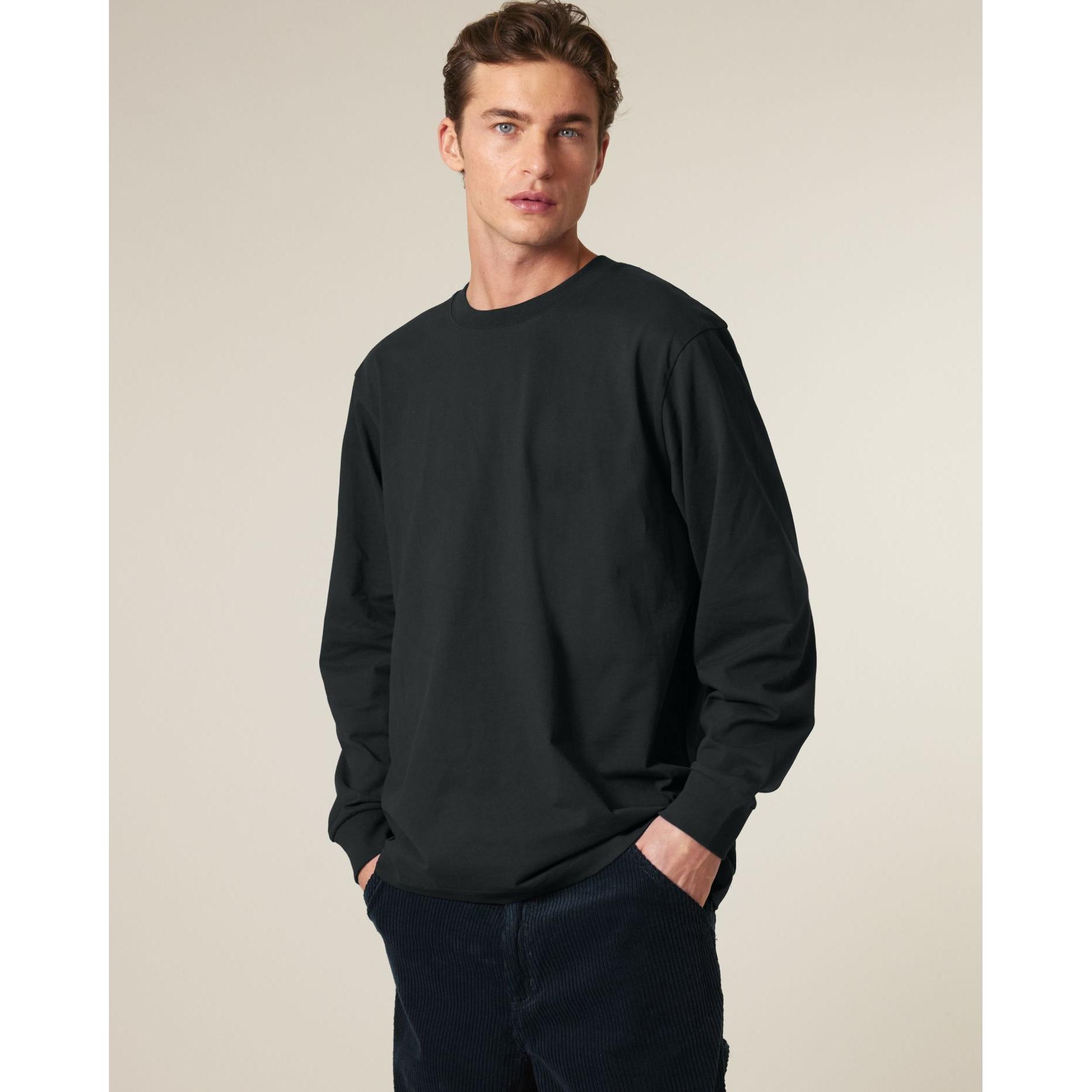 Tricou unisex cu mânecă lungă Freestyler Black XXL