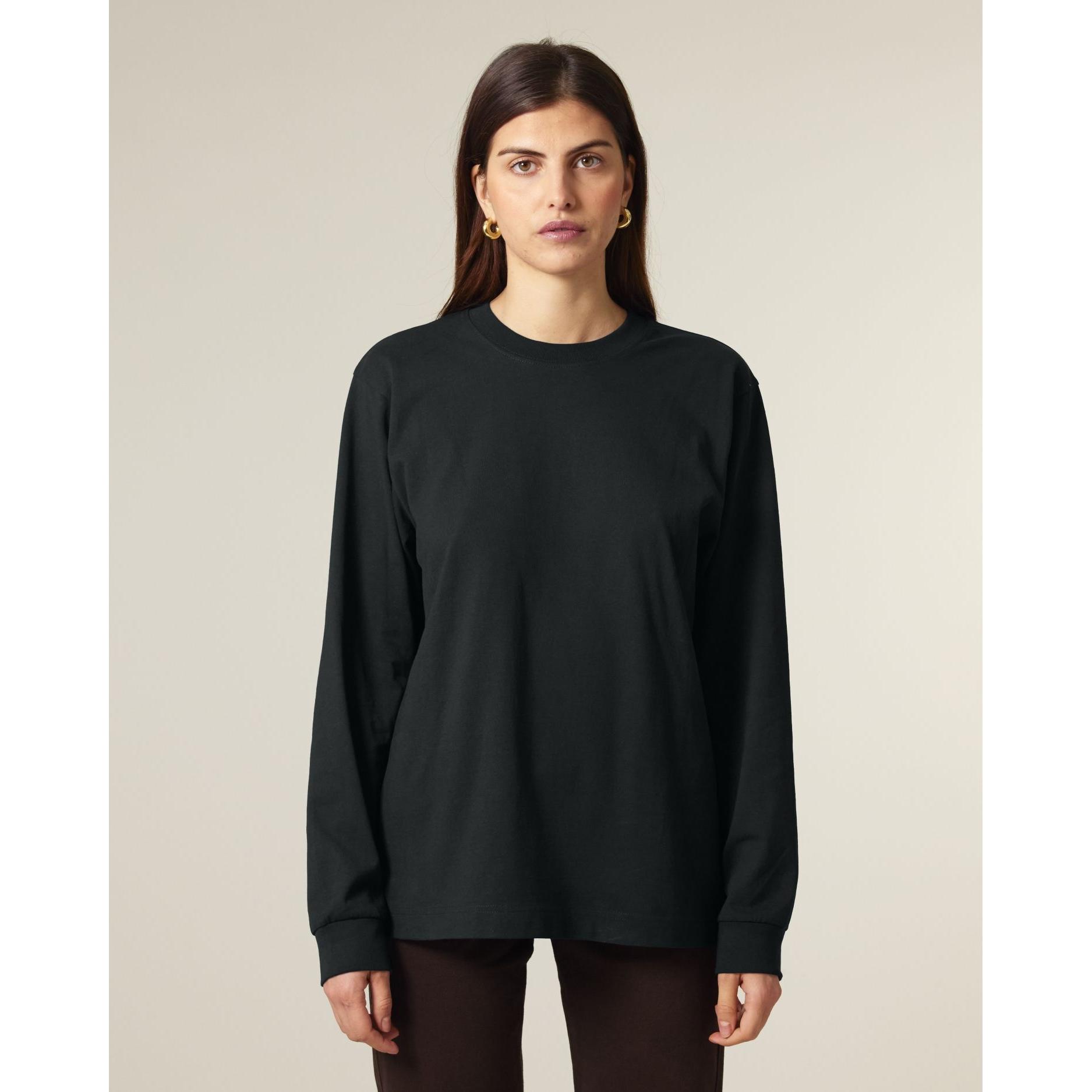 Tricou unisex cu mânecă lungă Freestyler Black XXL