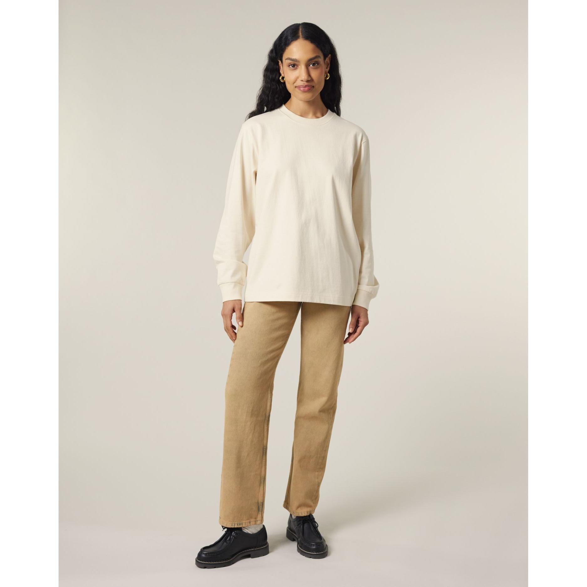 Tricou unisex cu mânecă lungă Freestyler Natural Raw XL