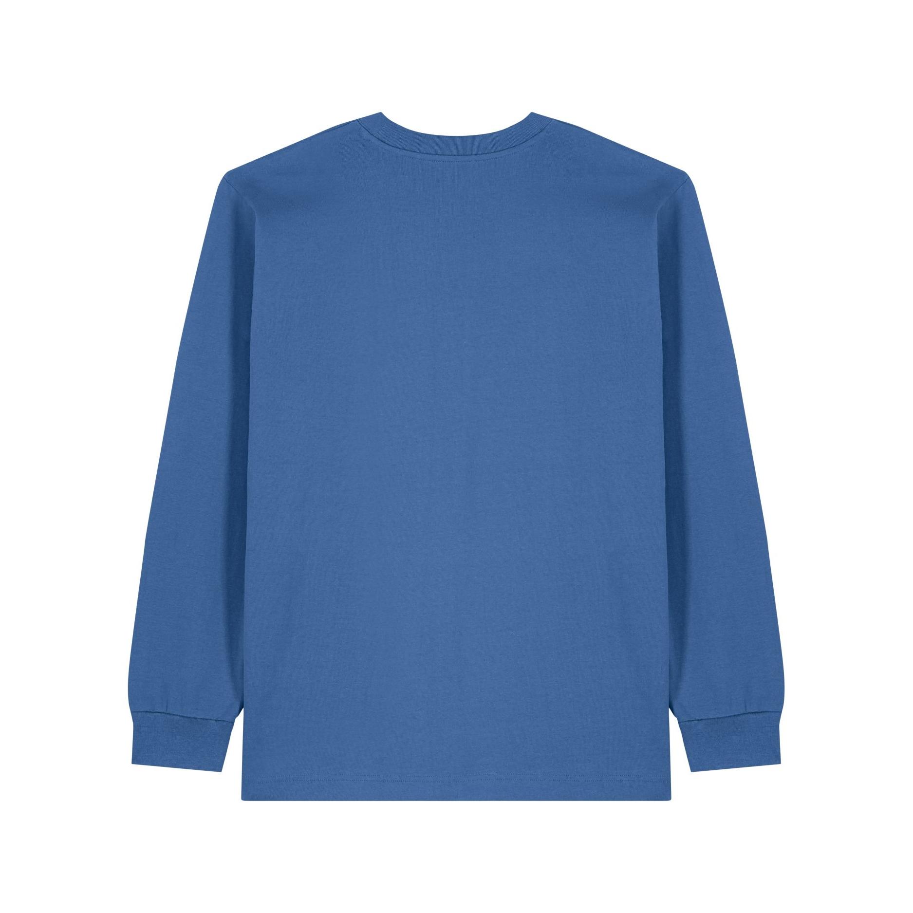 Tricou unisex cu mânecă lungă Freestyler Mindful Blue S