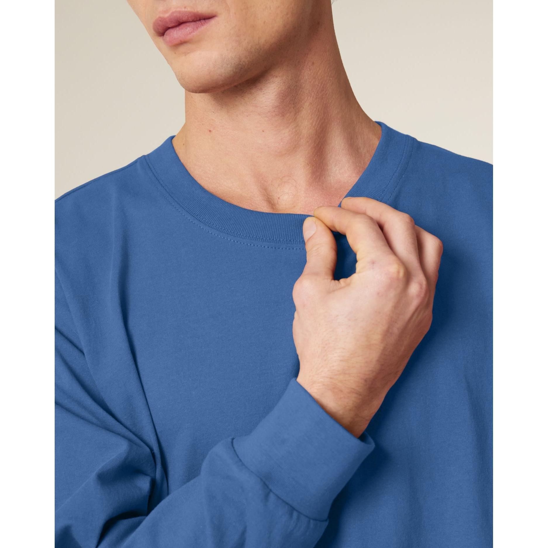 Tricou unisex cu mânecă lungă Freestyler Mindful Blue XS