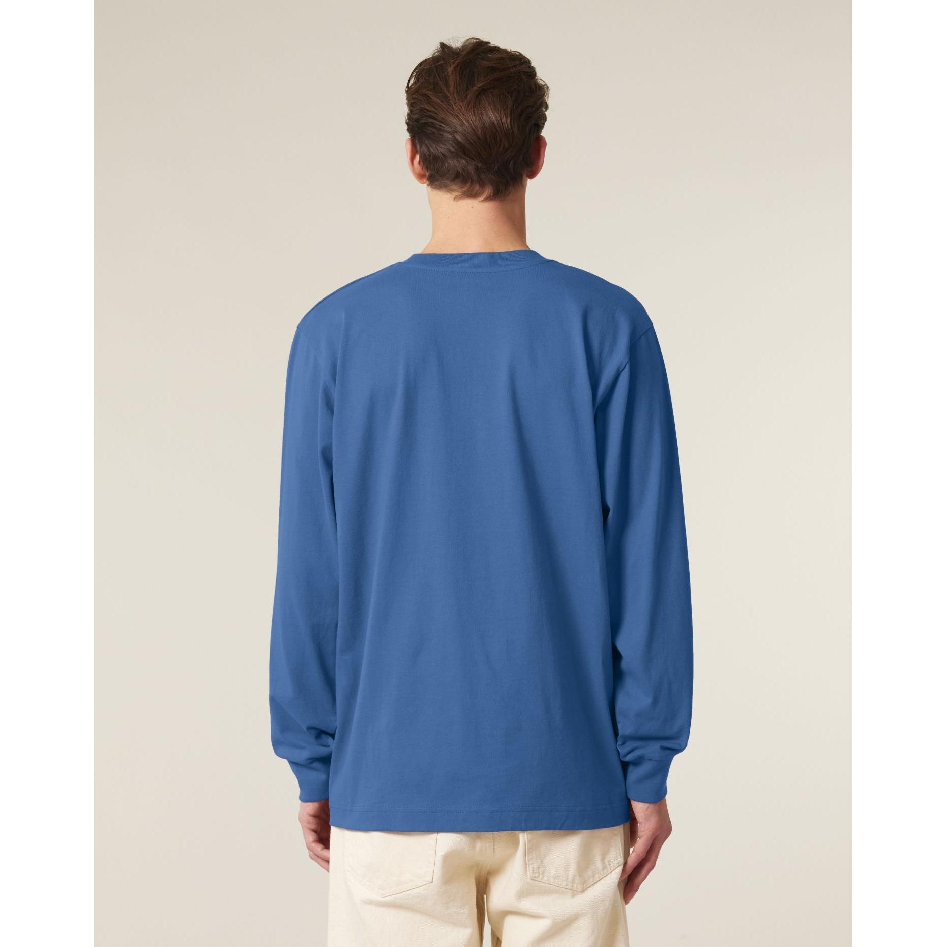 Tricou unisex cu mânecă lungă Freestyler Mindful Blue S