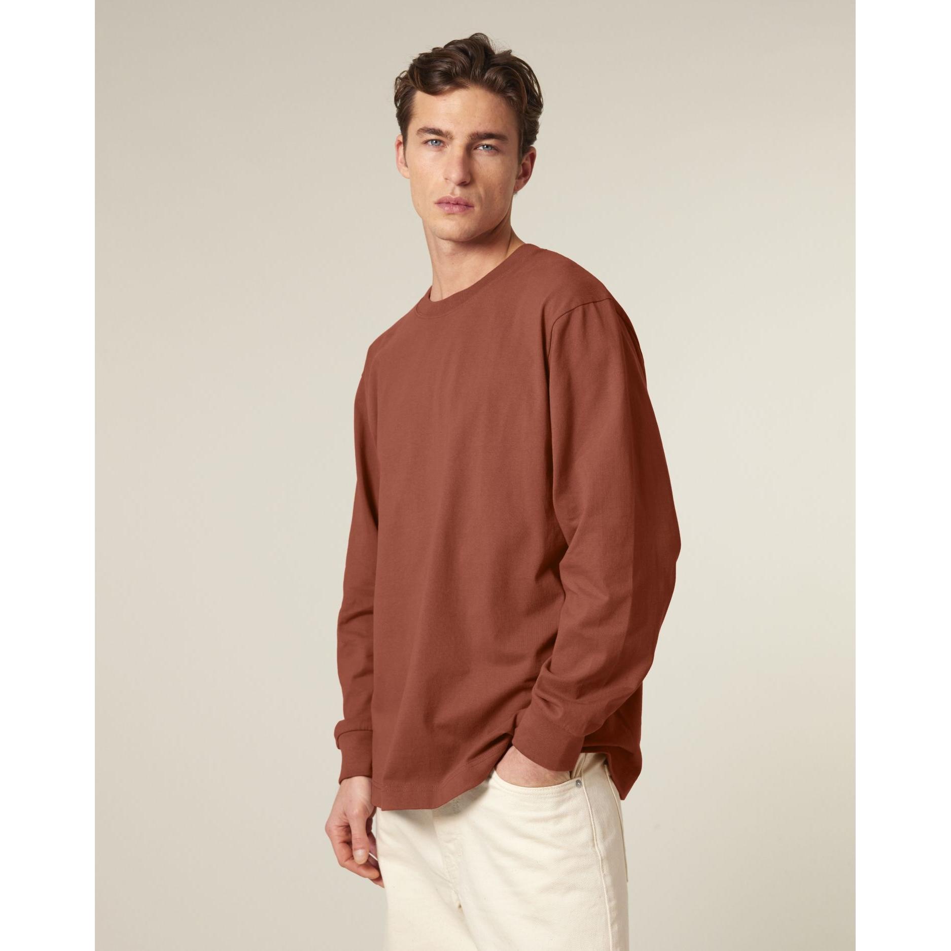 Tricou unisex cu mânecă lungă Freestyler Heritage Brown M