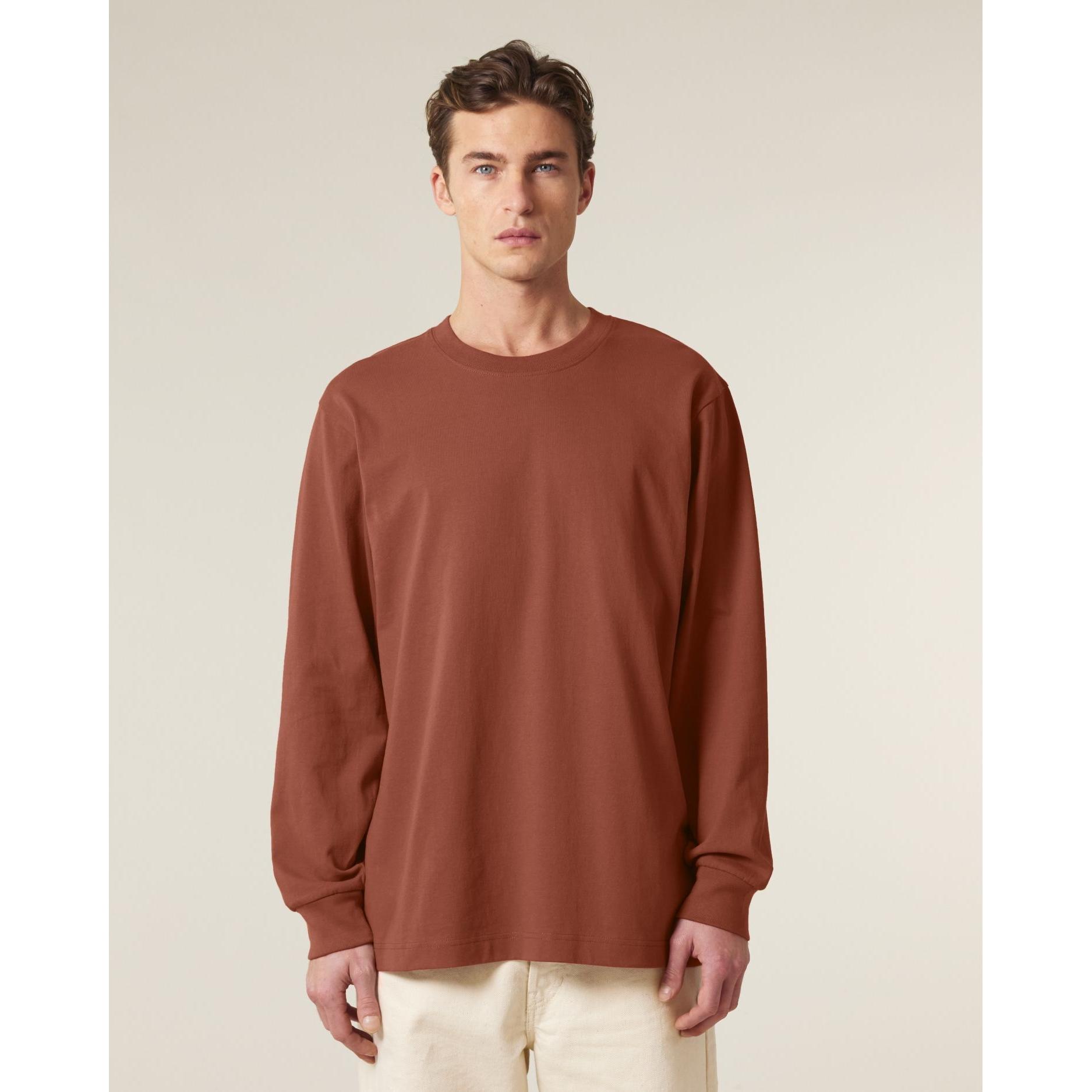 Tricou unisex cu mânecă lungă Freestyler Heritage Brown M