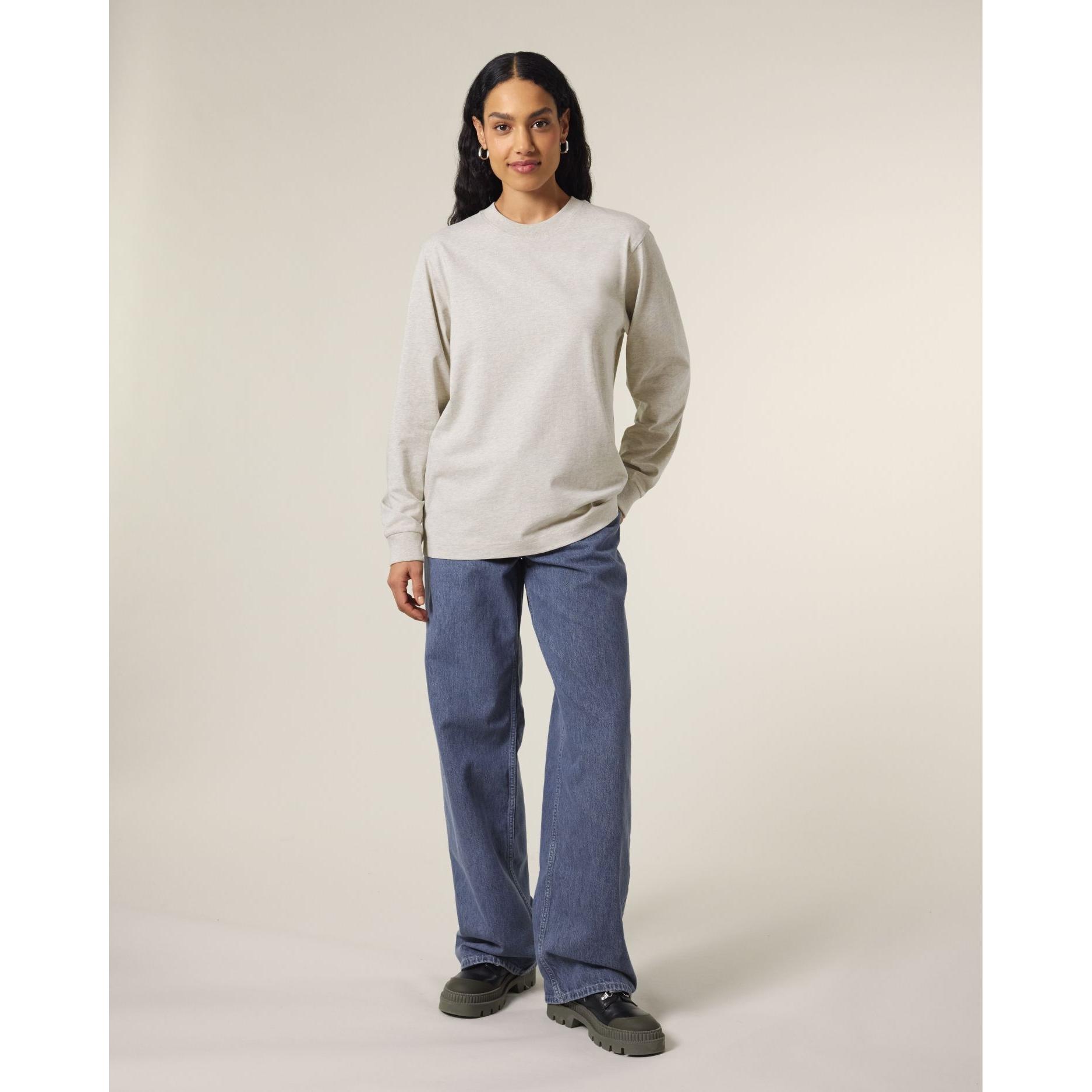 Tricou unisex cu mânecă lungă Freestyler Heather Haze L