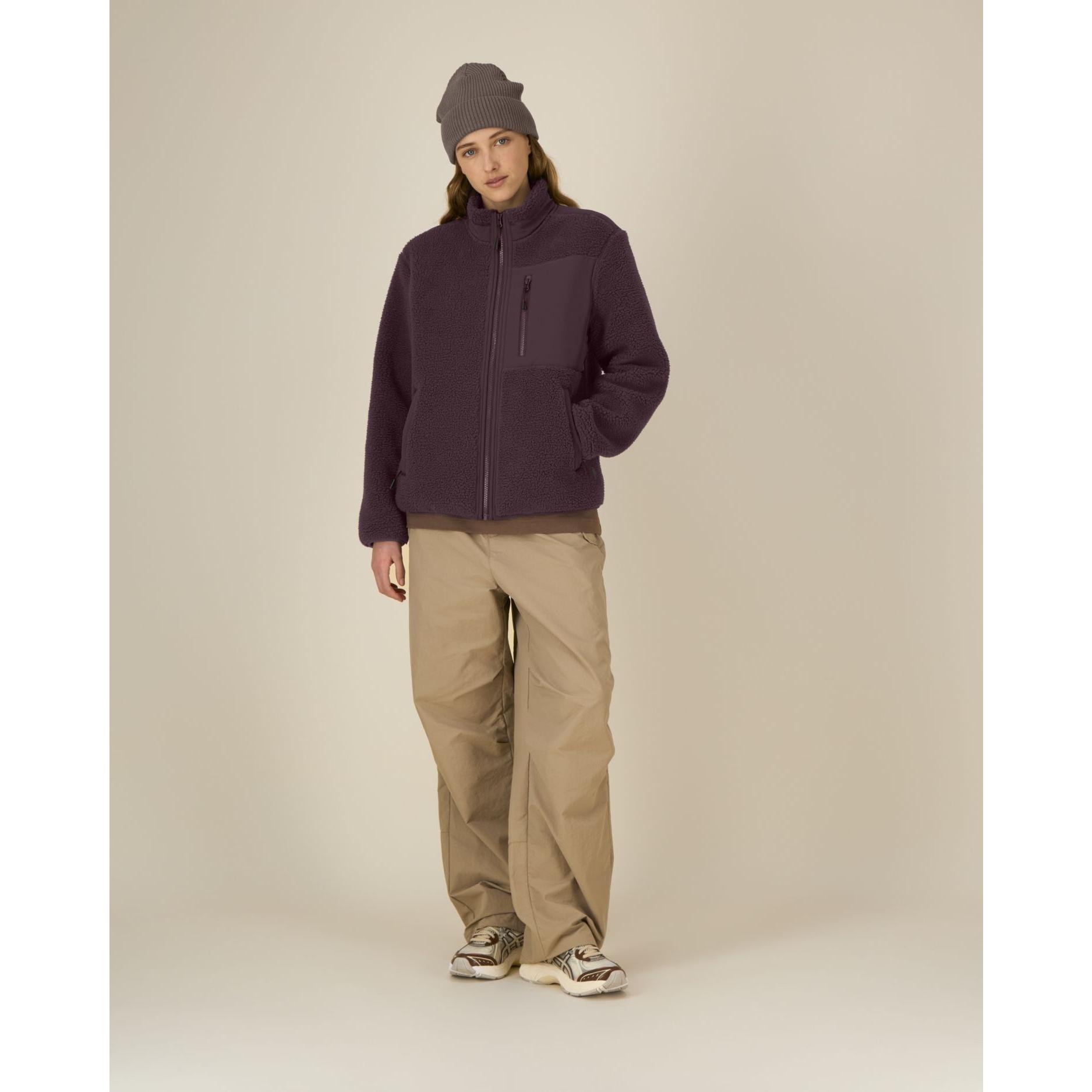 Jachetă necăptușită unisex Brooker Red Brown 3XL