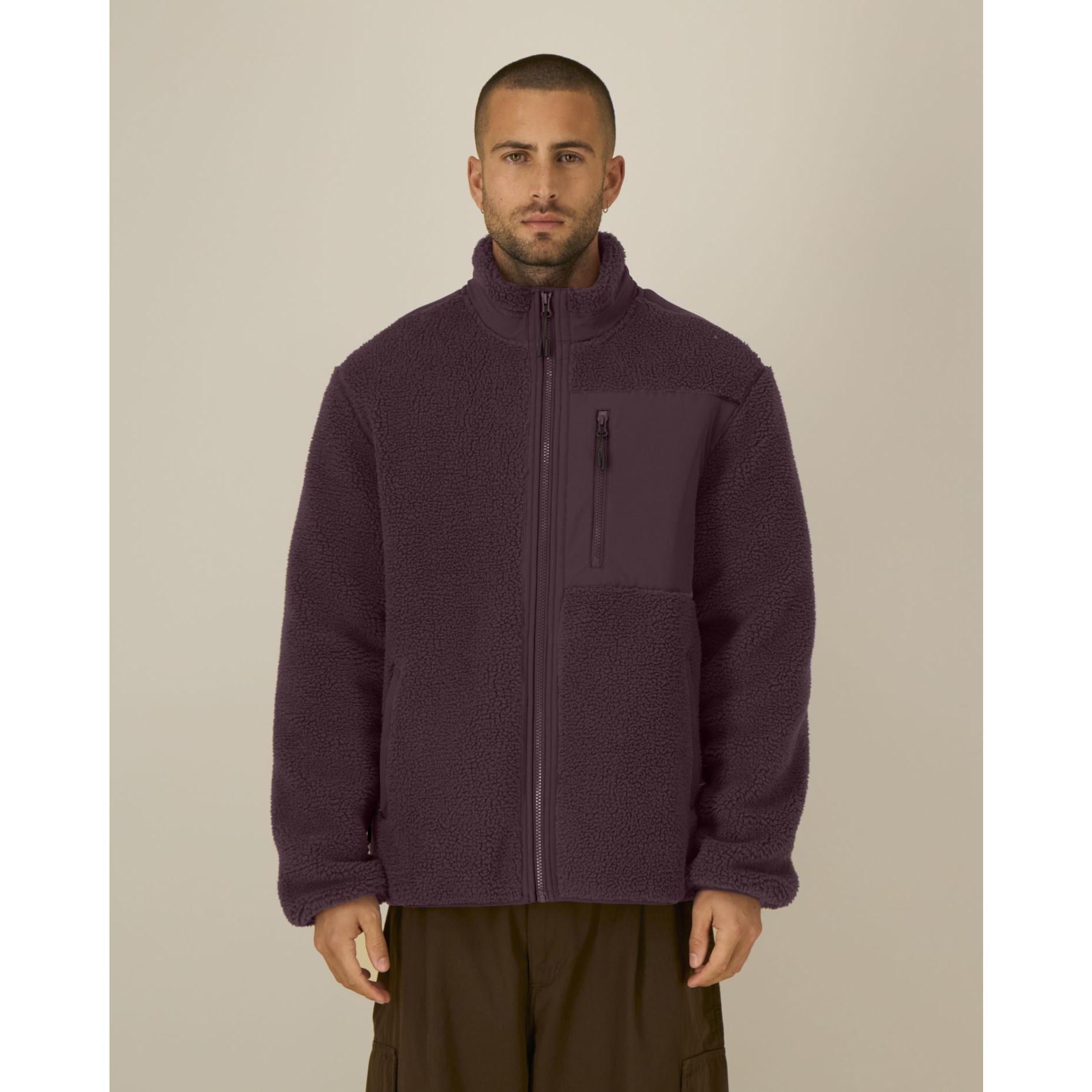 Jachetă necăptușită unisex Brooker Red Brown 3XL