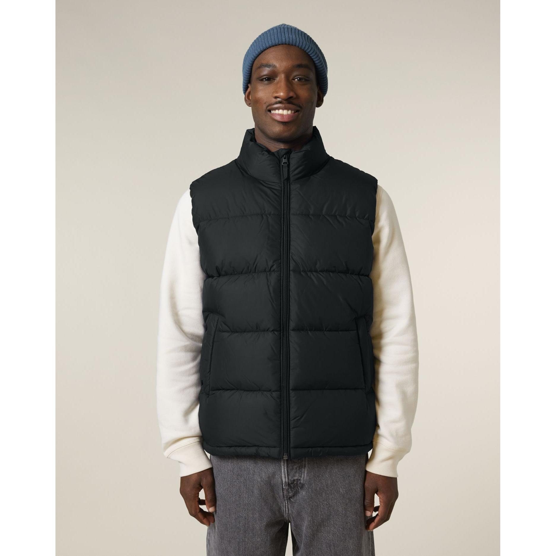 Jachetă matlasată unisex Puffer Gilet Black XL