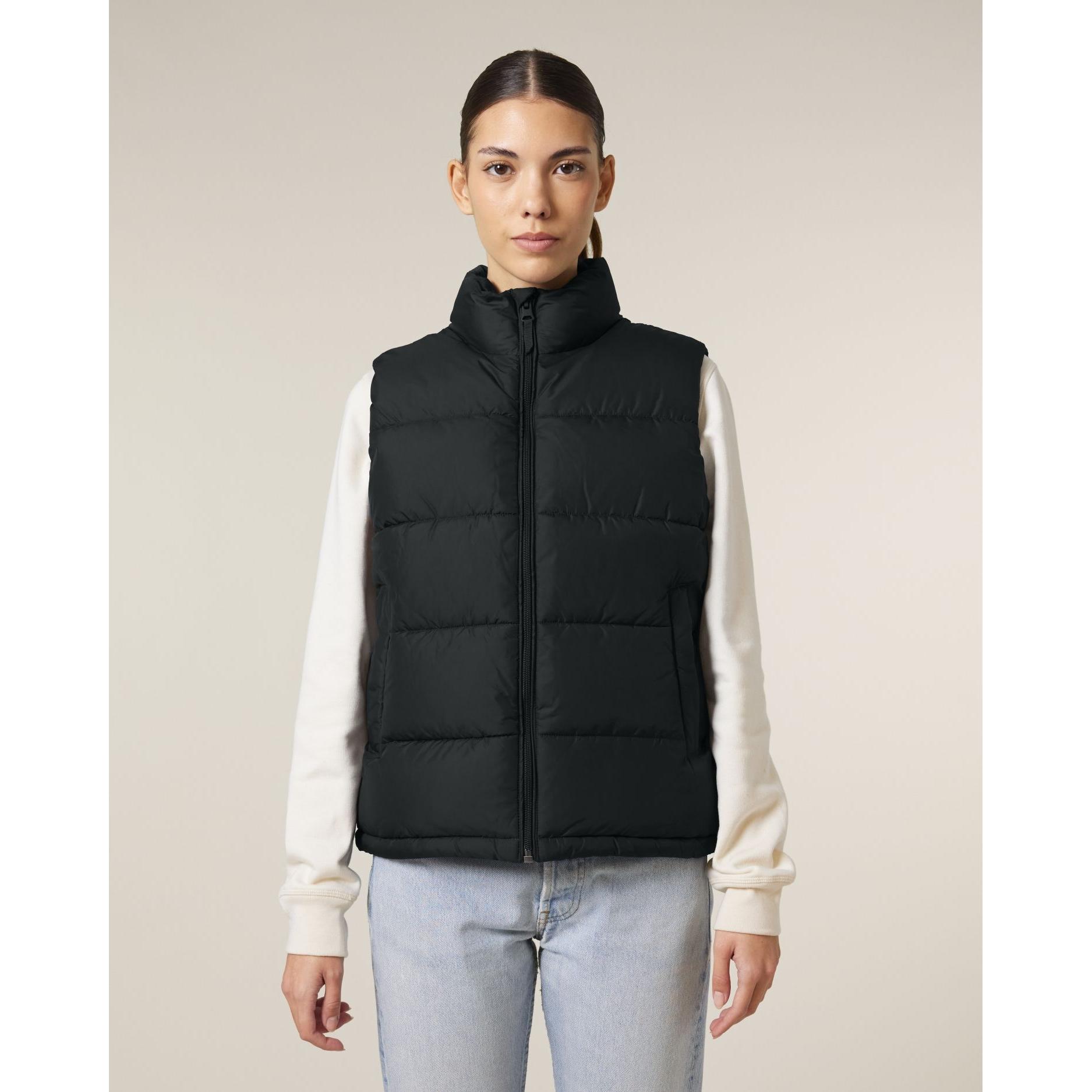 Jachetă matlasată unisex Puffer Gilet Black XL
