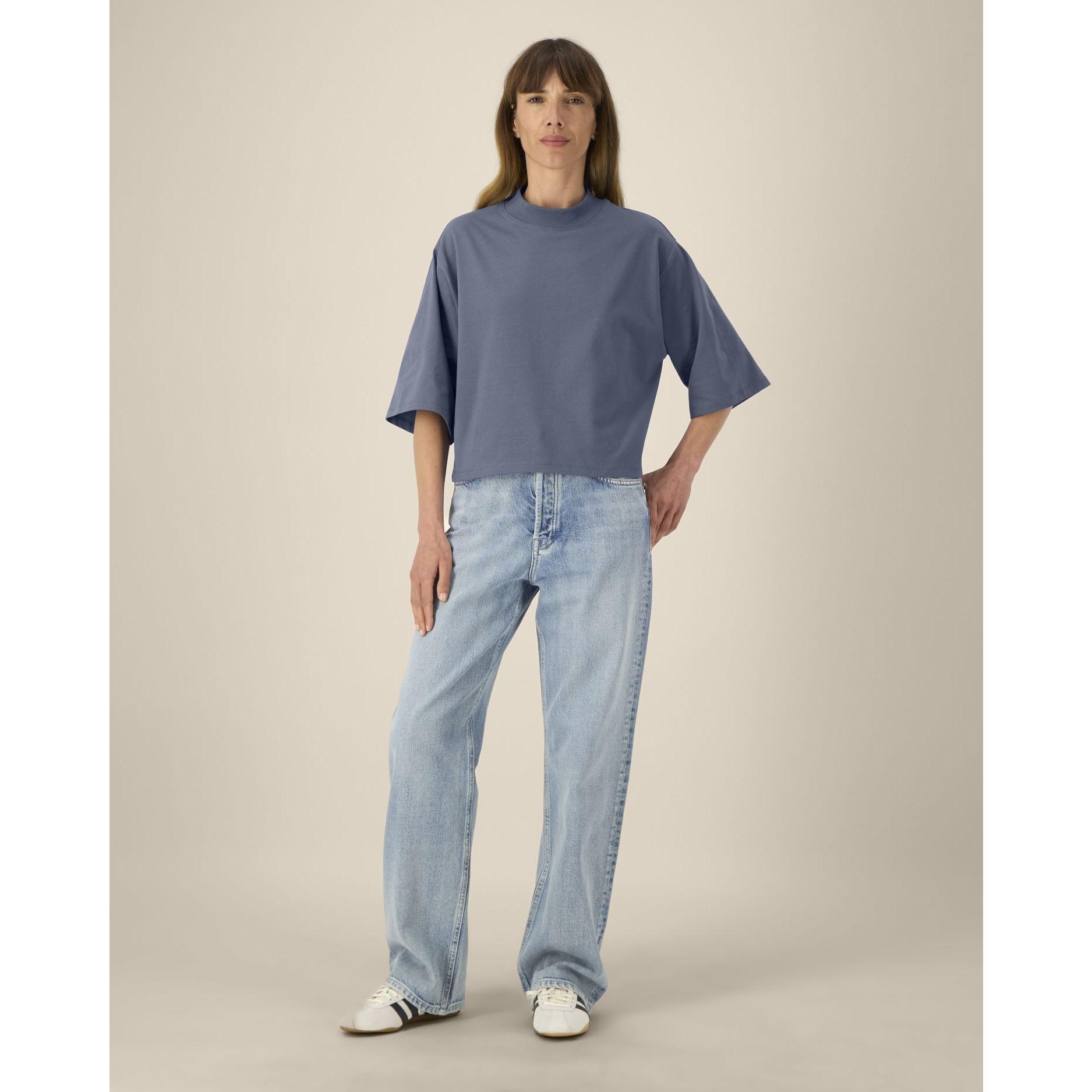 Tricouri pentru femei Stella Raya Blue Grey XS