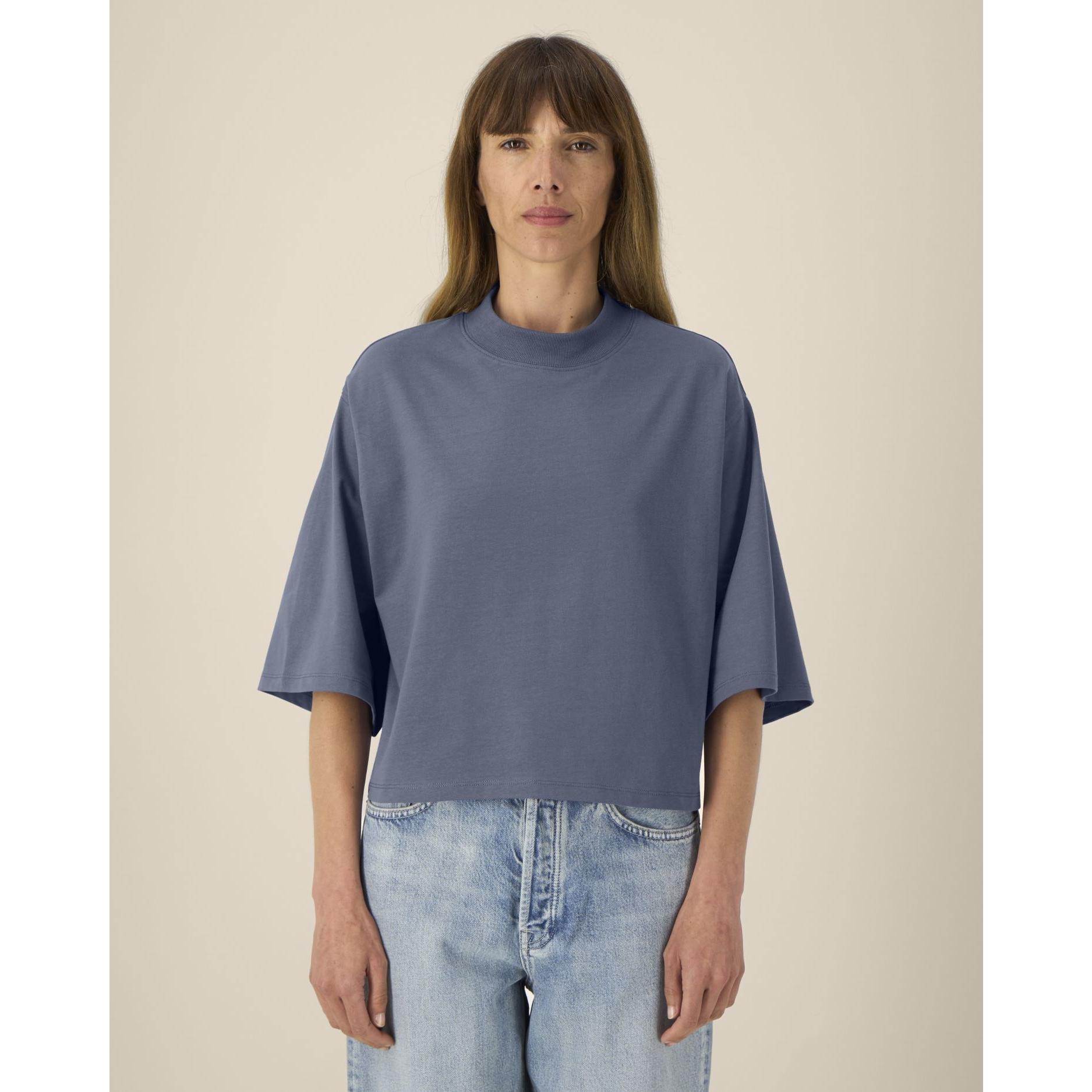 Tricouri pentru femei Stella Raya Blue Grey XS