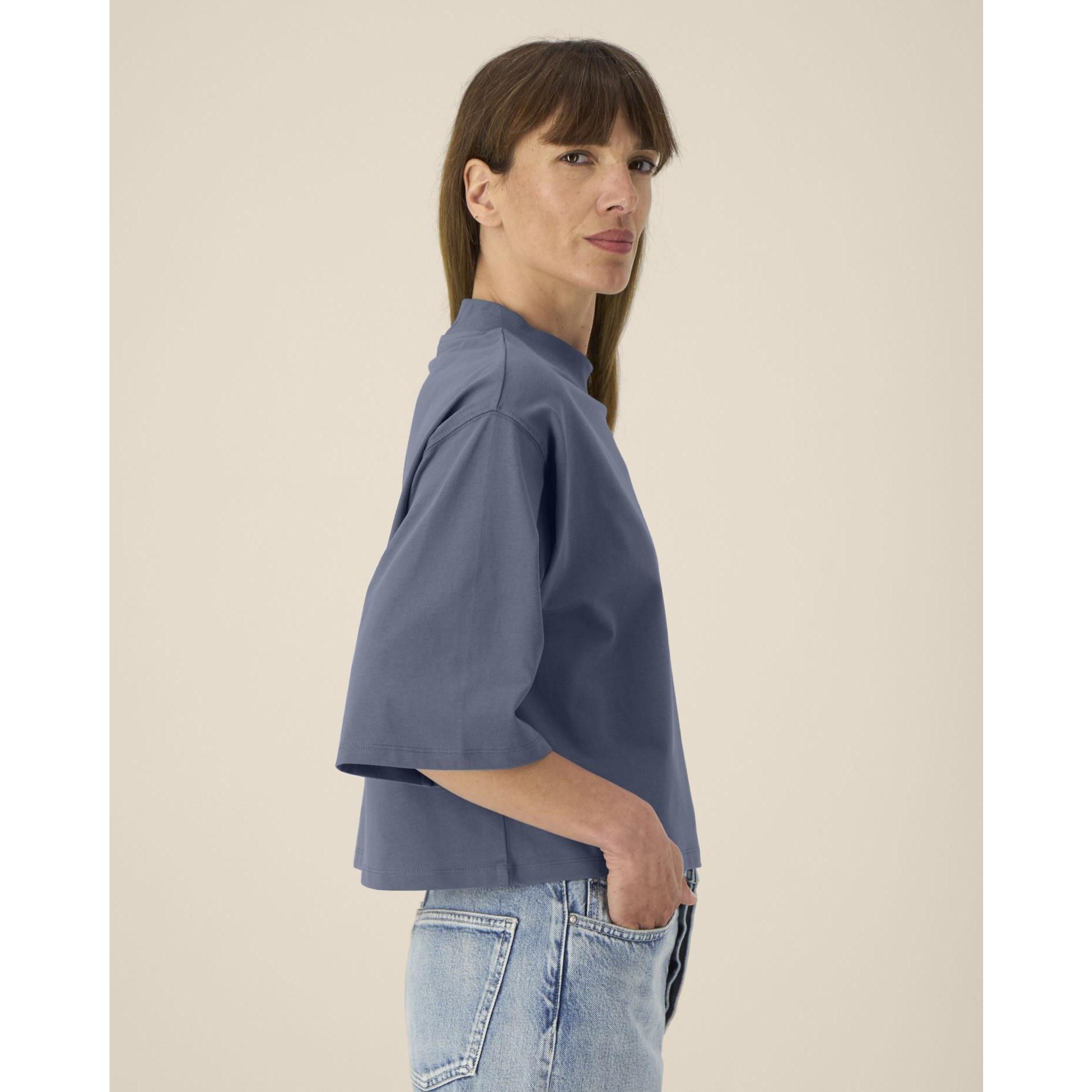 Tricouri pentru femei Stella Raya Blue Grey XS