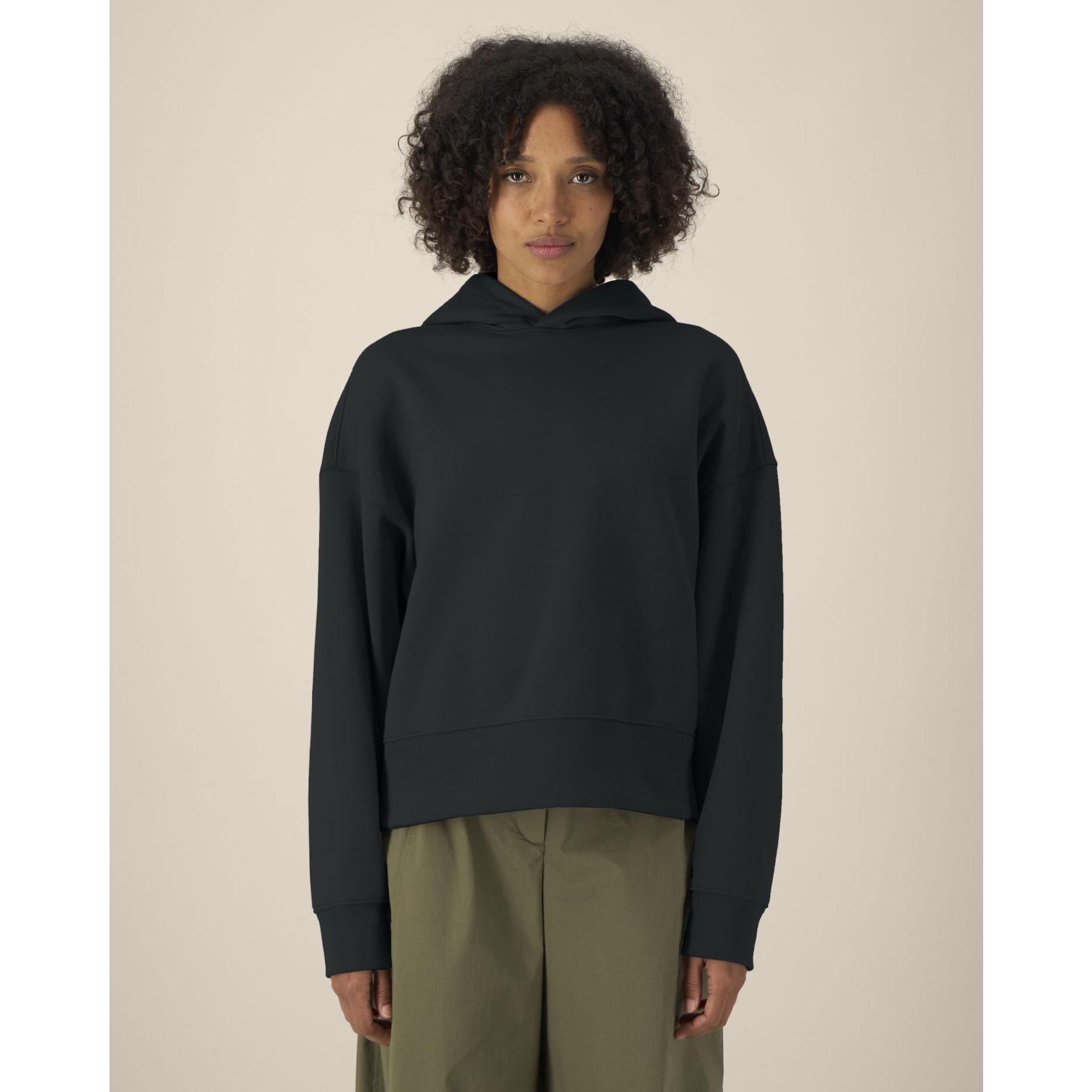 Hanorac cu glugă unisex Voicer Black 3XL