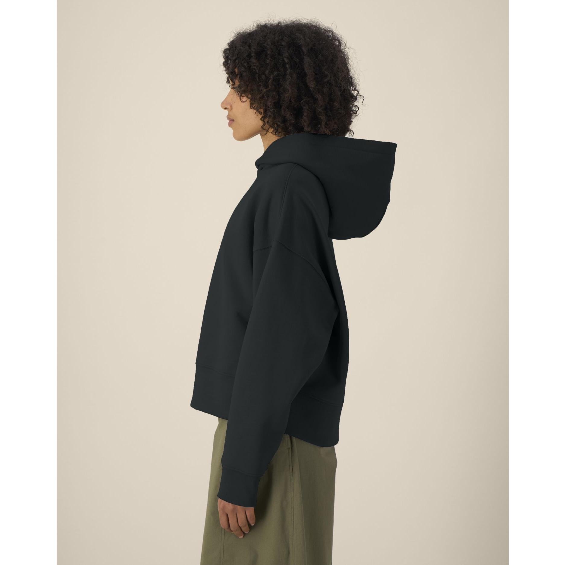 Hanorac cu glugă unisex Voicer Black 3XL