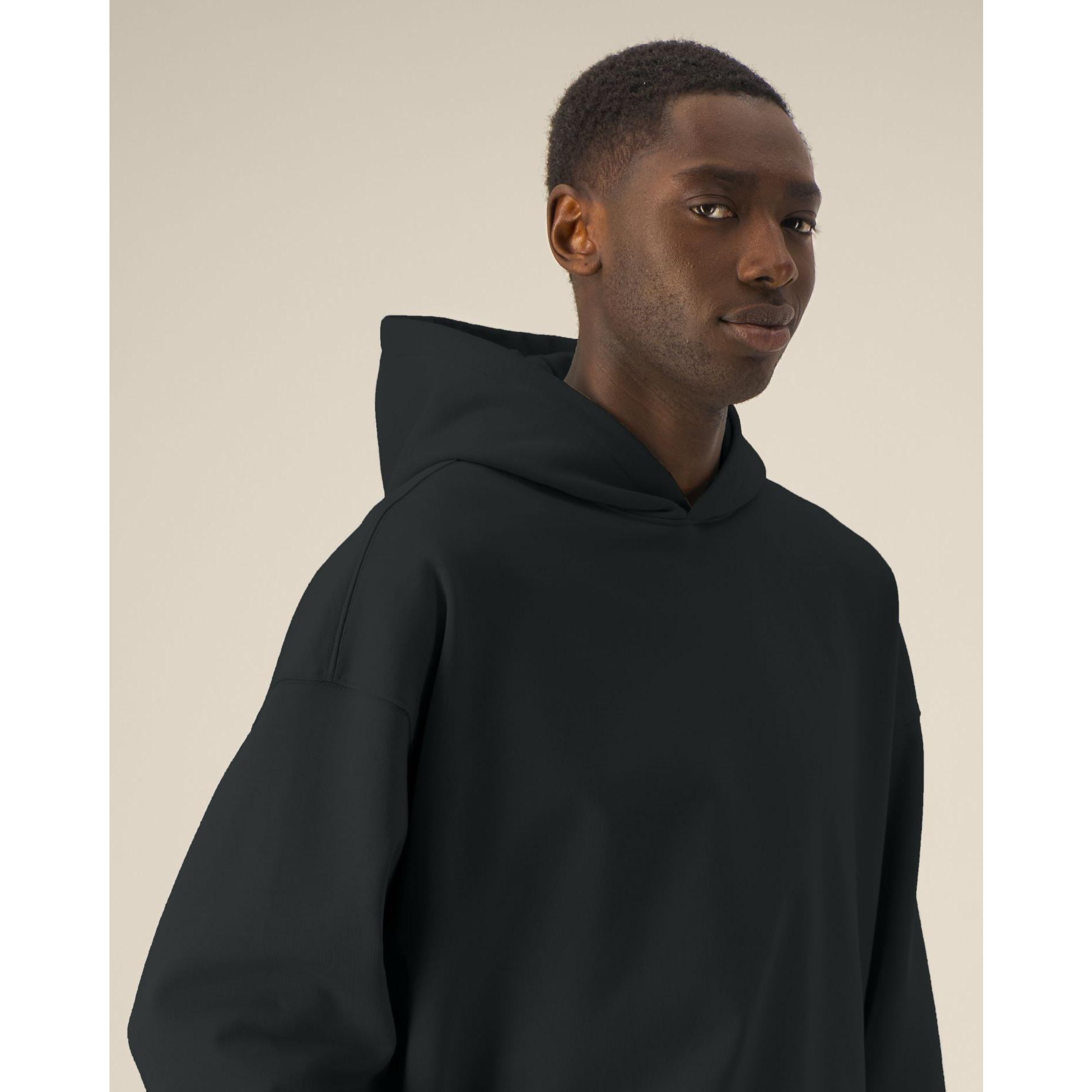 Hanorac cu glugă unisex Voicer Black 3XL